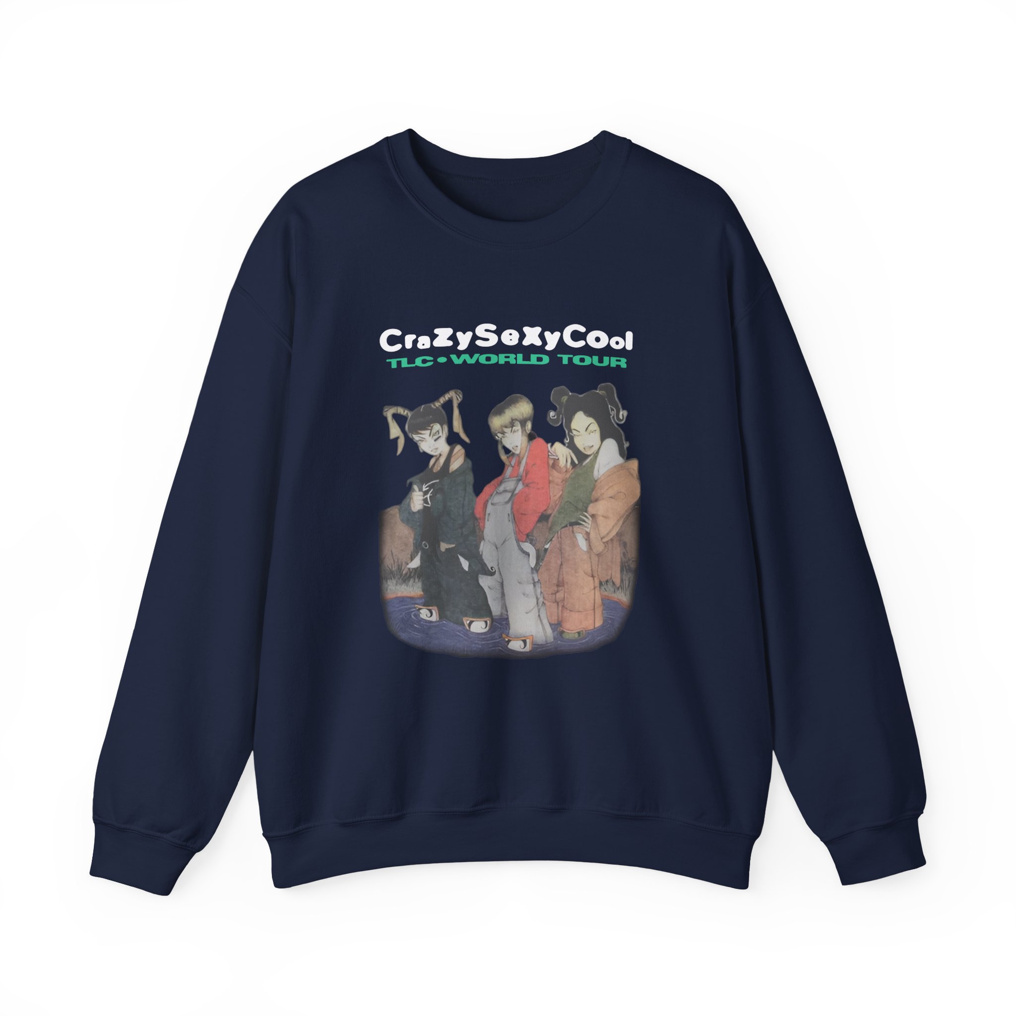 TLC CrazySexyCool Anime Unisex Heavy Blendâ„¢ Crewneck Sweatshirt