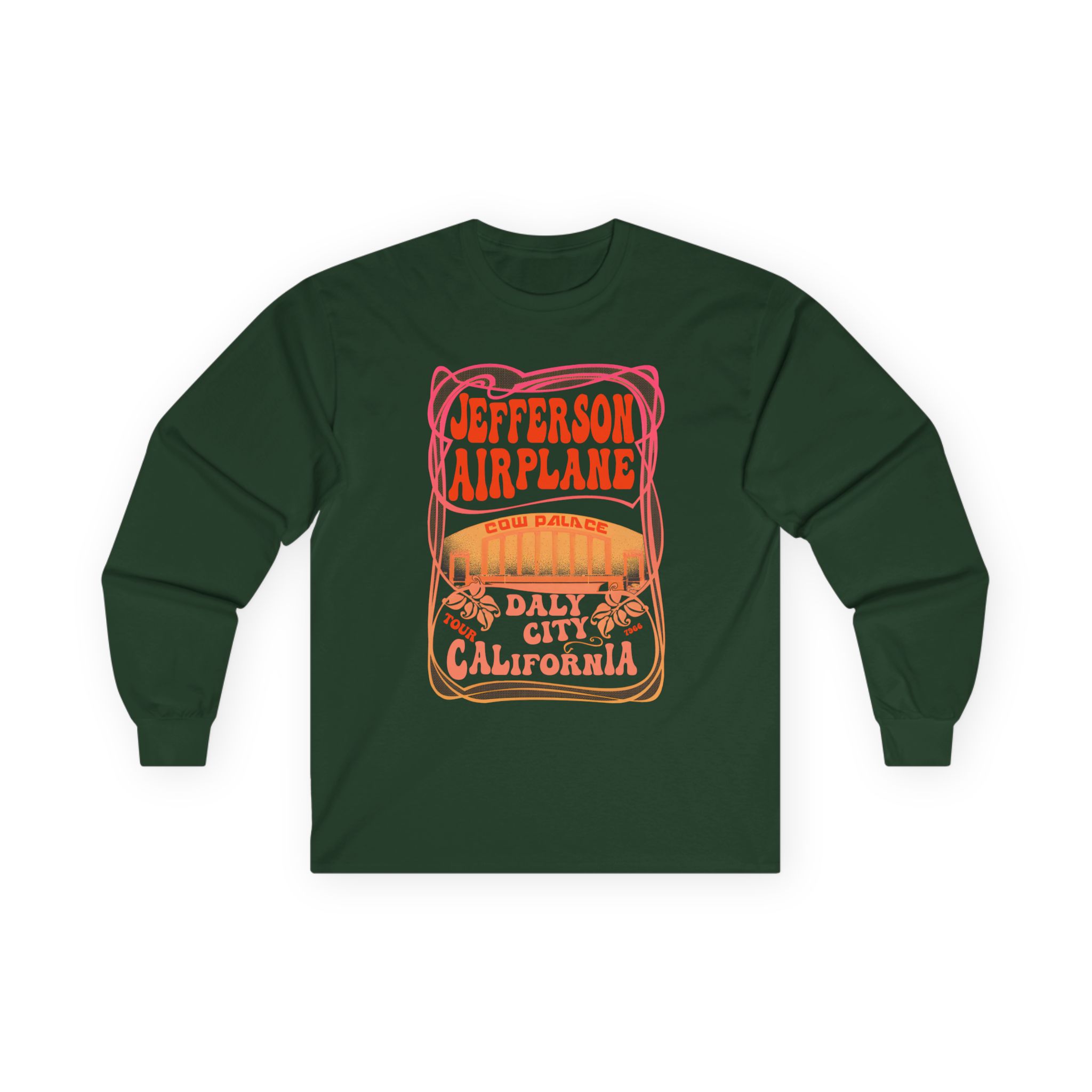 Jefferson Airplane Daly City Tour Unisex Ultra Cotton Long Sleeve Tee