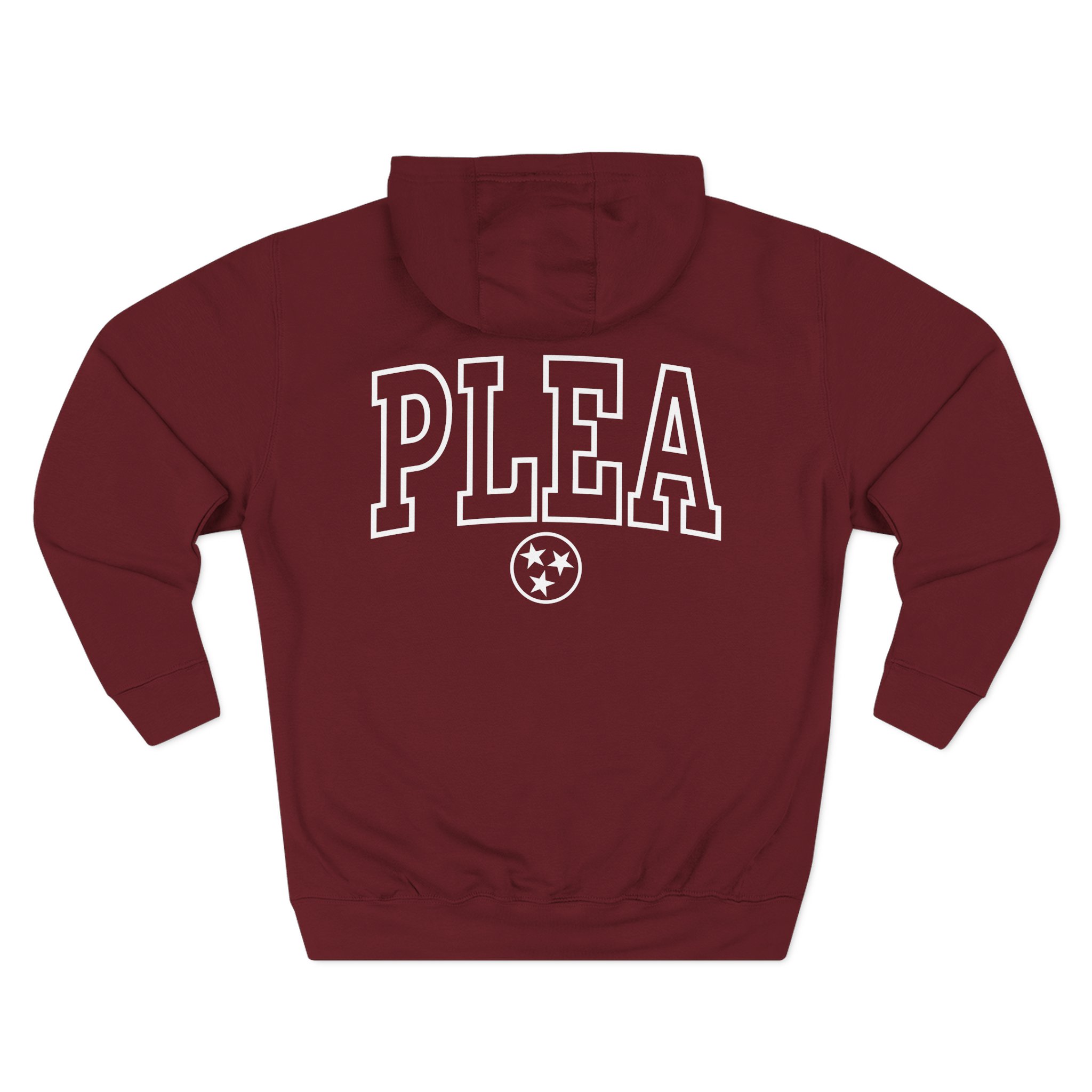 A Plea for Purging Plea Three-Panel Fleece Hoodie
