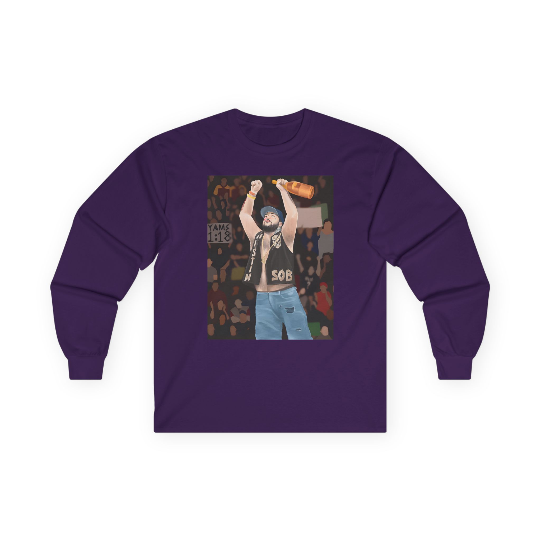 Asap Mob Vlone X Asap Yams Unisex Ultra Cotton Long Sleeve Tee