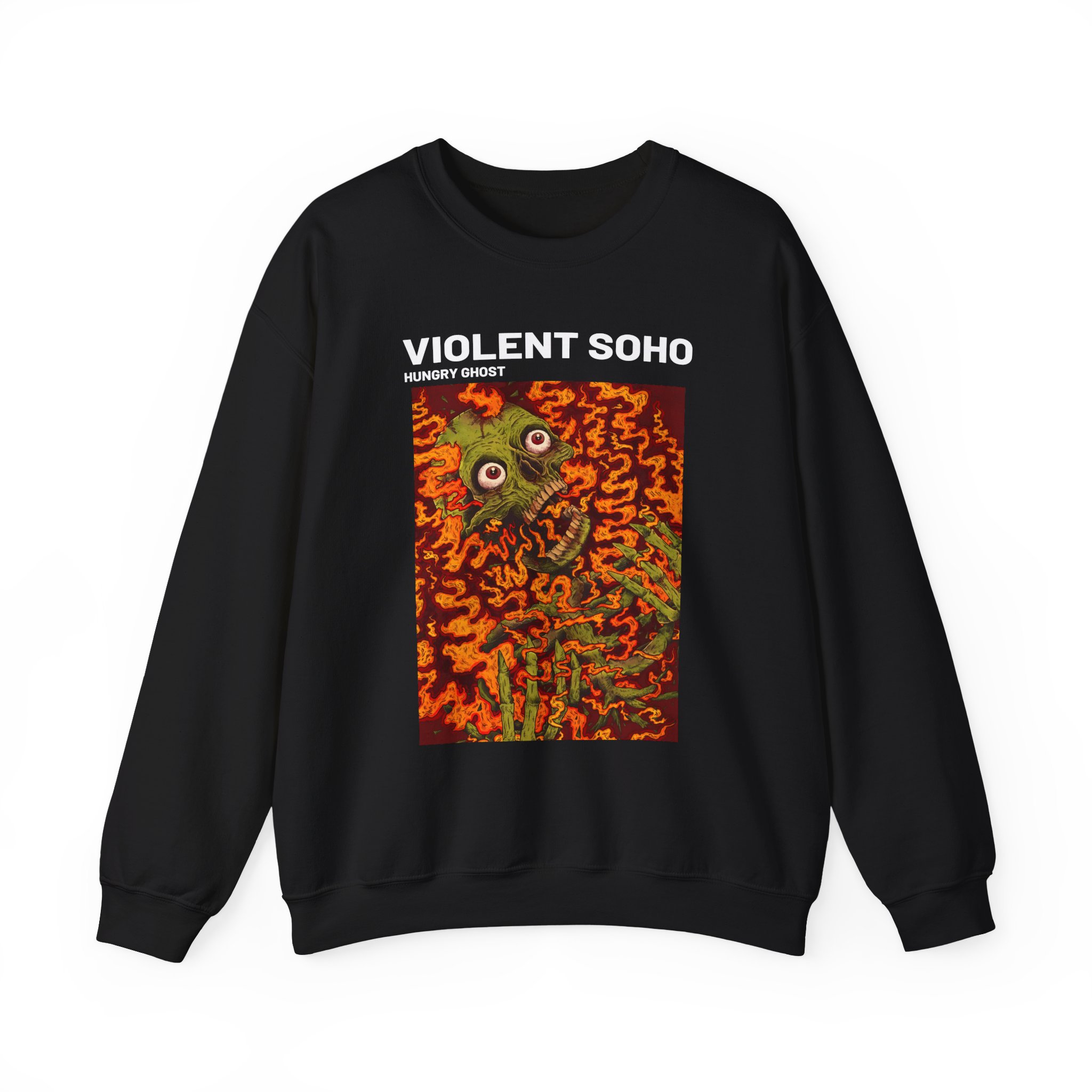 Violent Soho Hungry Ghost Unisex Heavy Blendâ„¢ Crewneck Sweatshirt