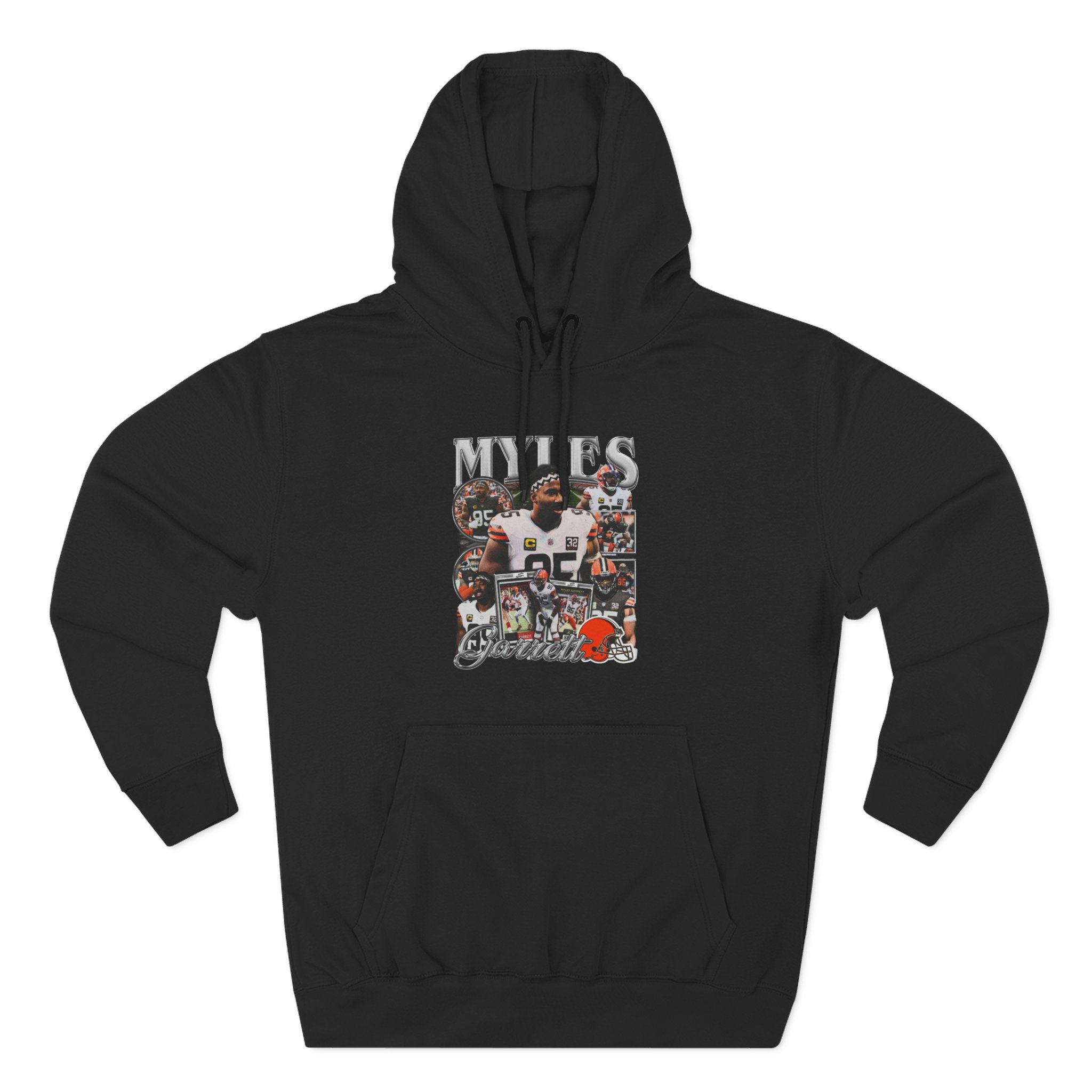 Myles Garrett Three-Panel Fleece Hoodie