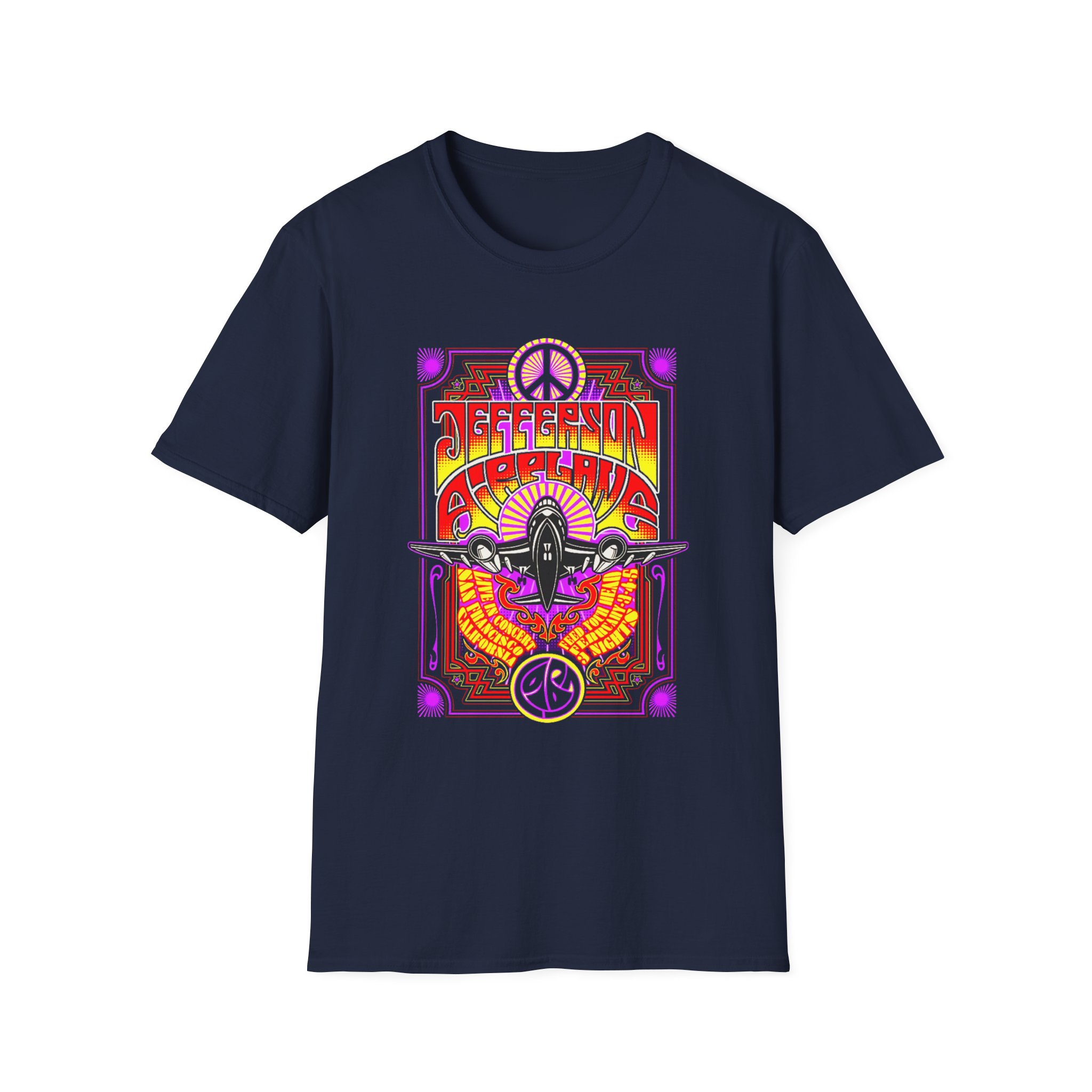 Jefferson Airplane Unisex Softstyle T-Shirt