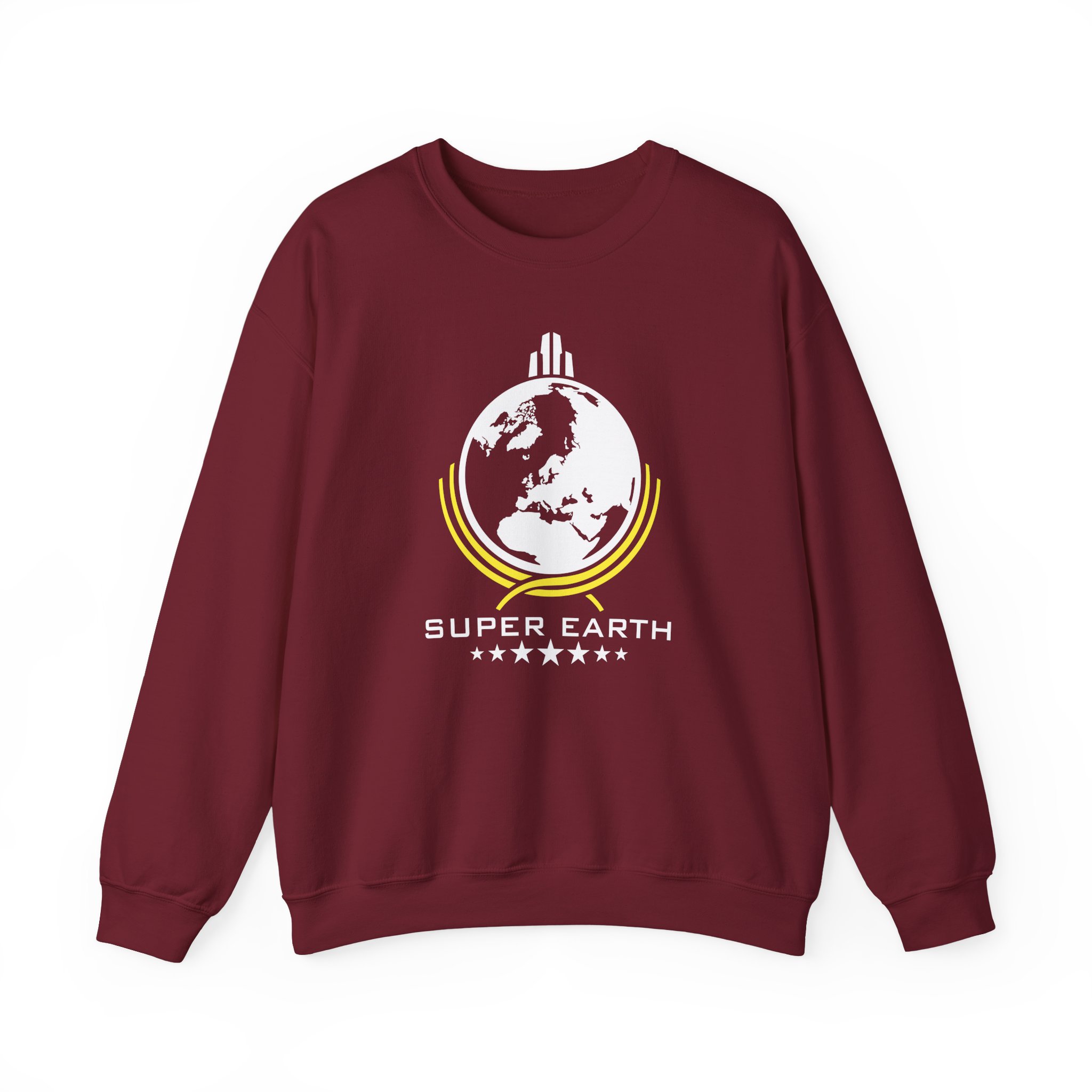Helldivers Super Earth Unisex Heavy Blendâ„¢ Crewneck Sweatshirt