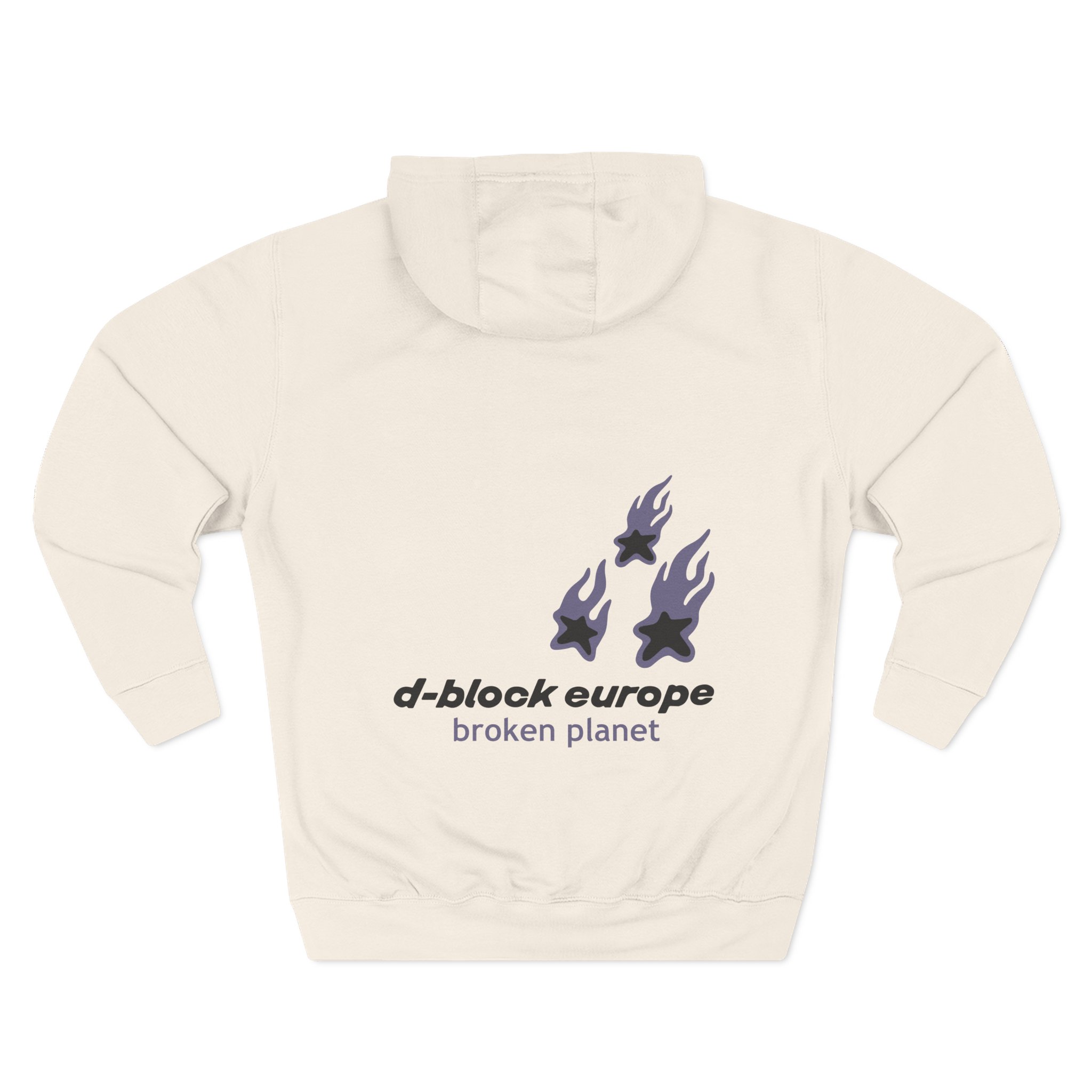 D Block Europe Broken Planet Three-panel Fleece Hoodie