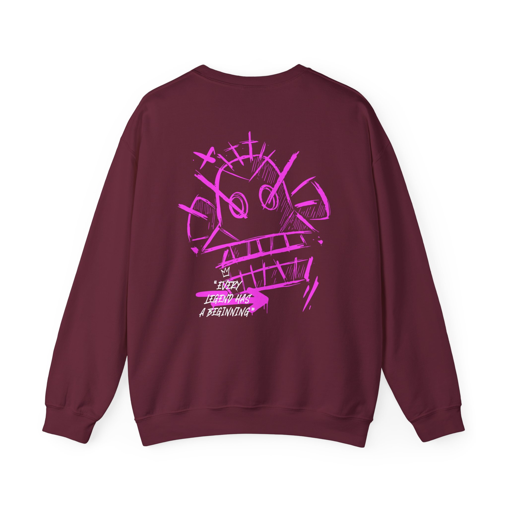 Jinx Arcane Unisex Heavy Blendâ„¢ Crewneck Sweatshirt