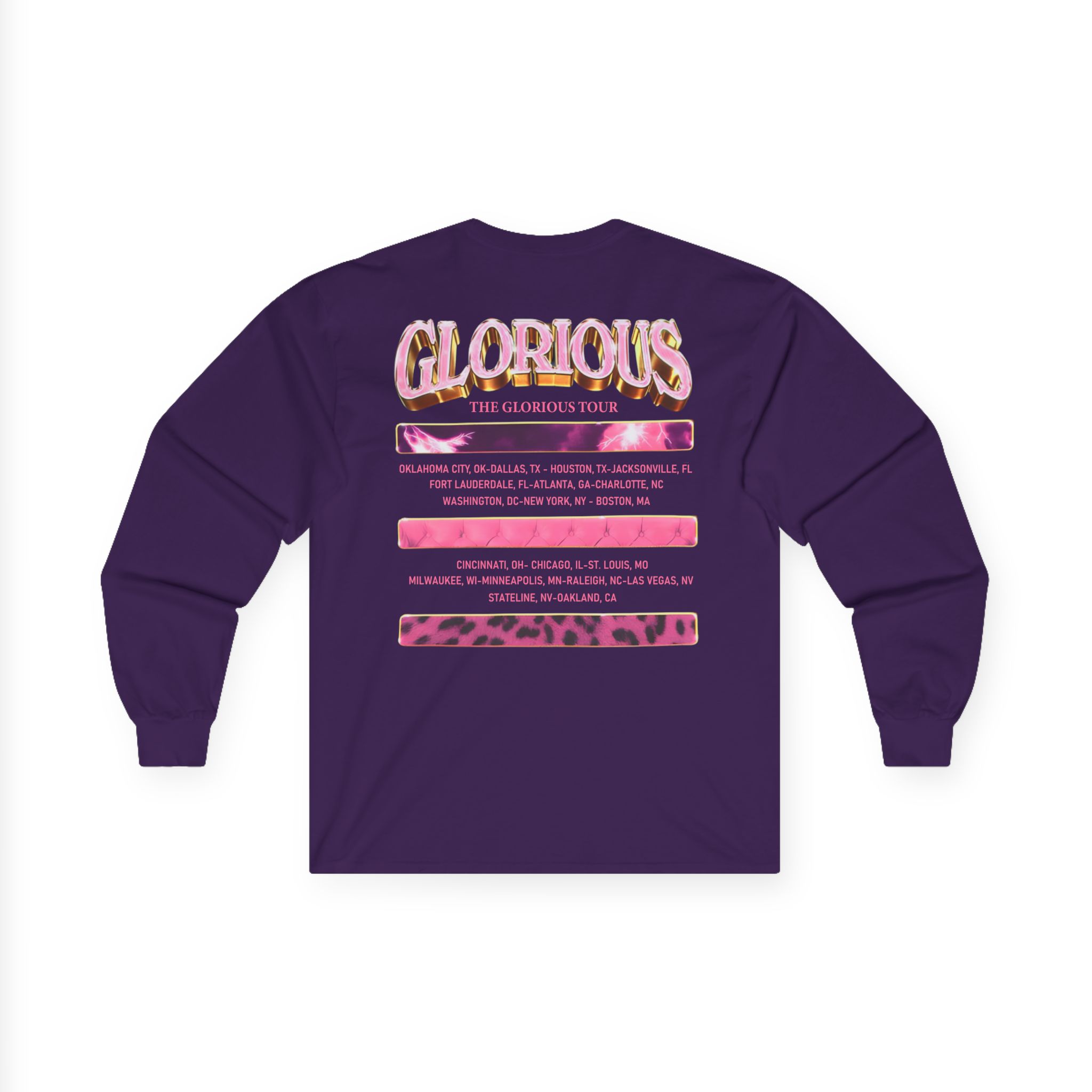 Glorilla Glorious Tour From Memphis Unisex Ultra Cotton Long Sleeve Tee