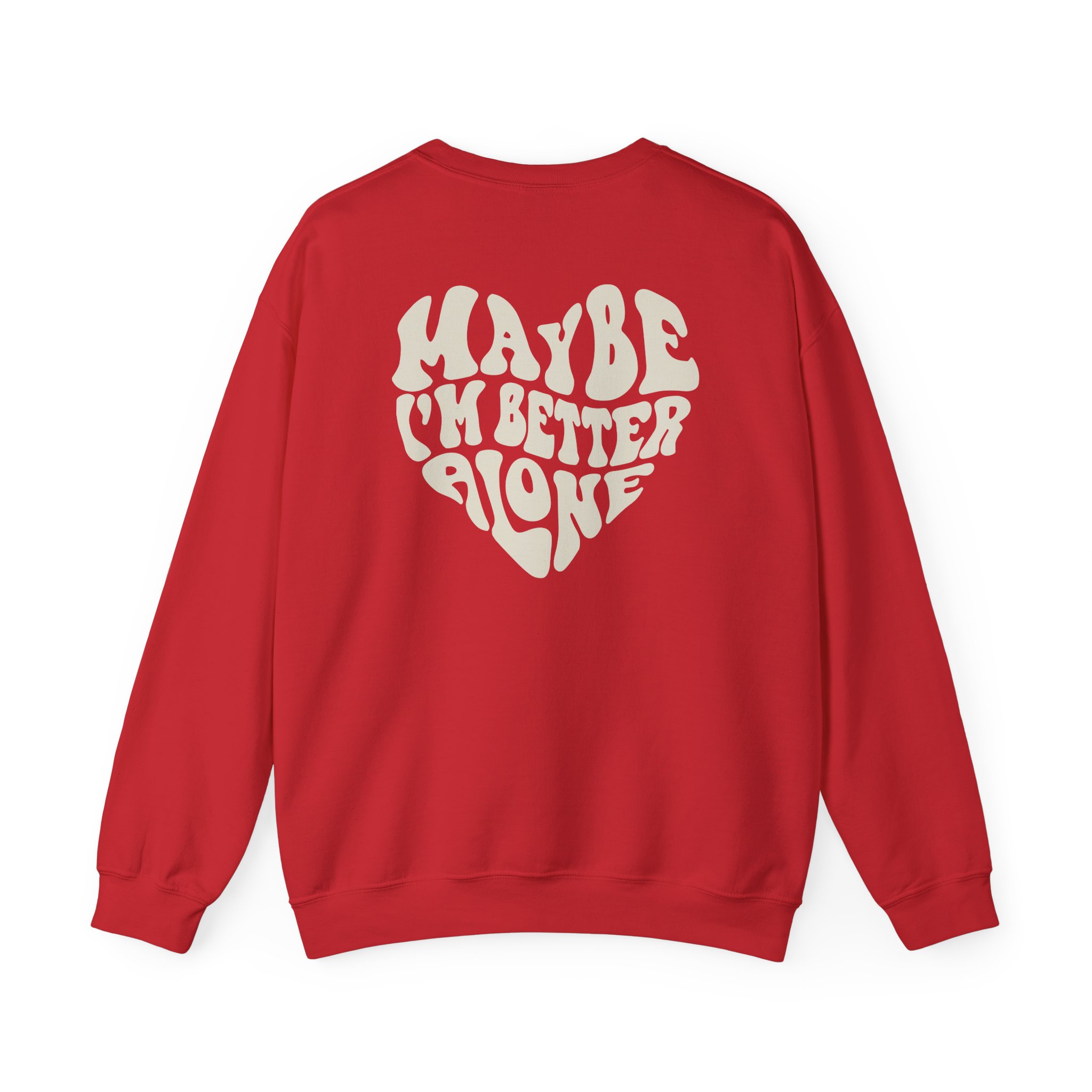 Benson Boone Maybe I Am Better Alone Unisex Heavy Blendâ„¢ Crewneck Sweatshirt