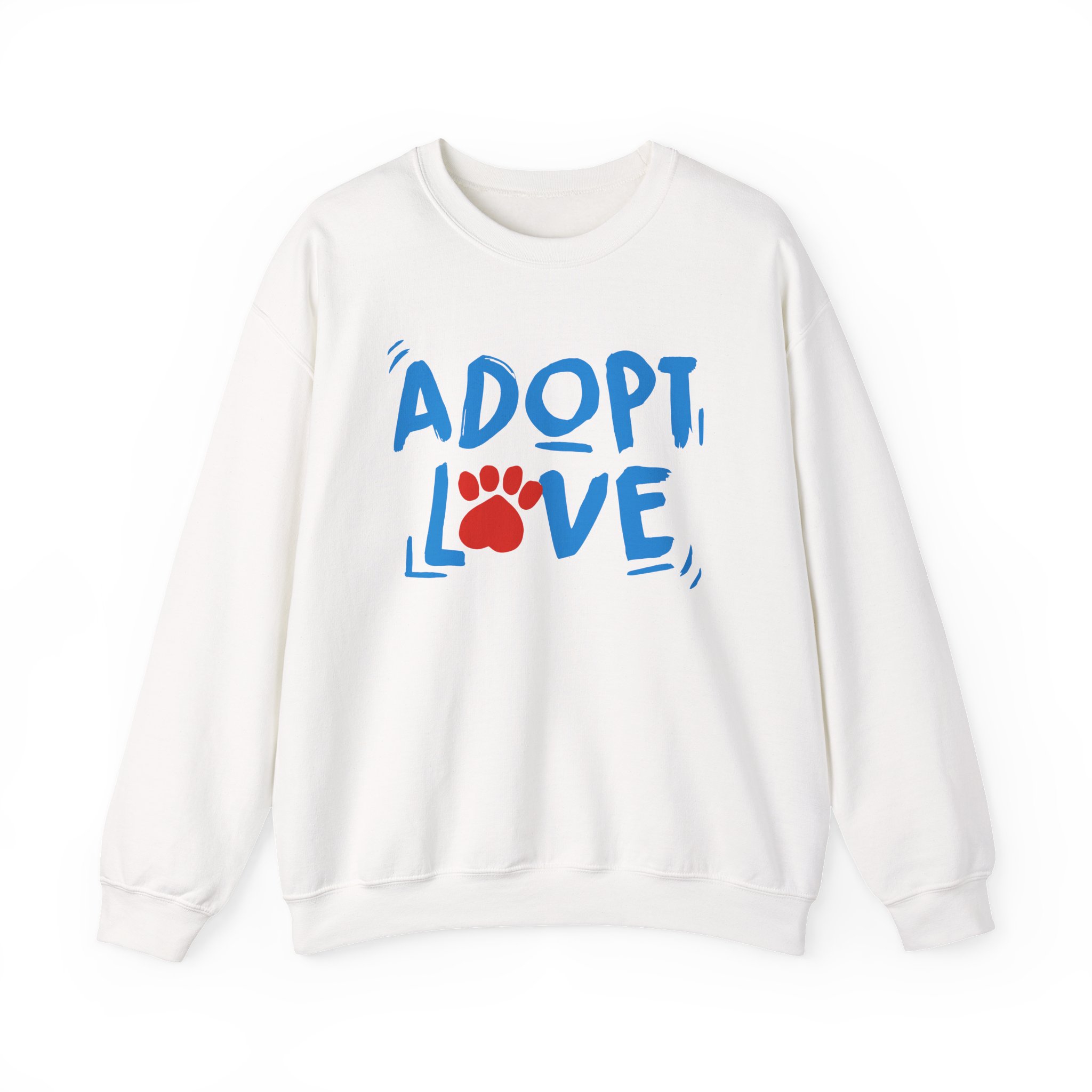 Nina Dobrev Adopt Love Unisex Heavy Blendâ„¢ Crewneck Sweatshirt