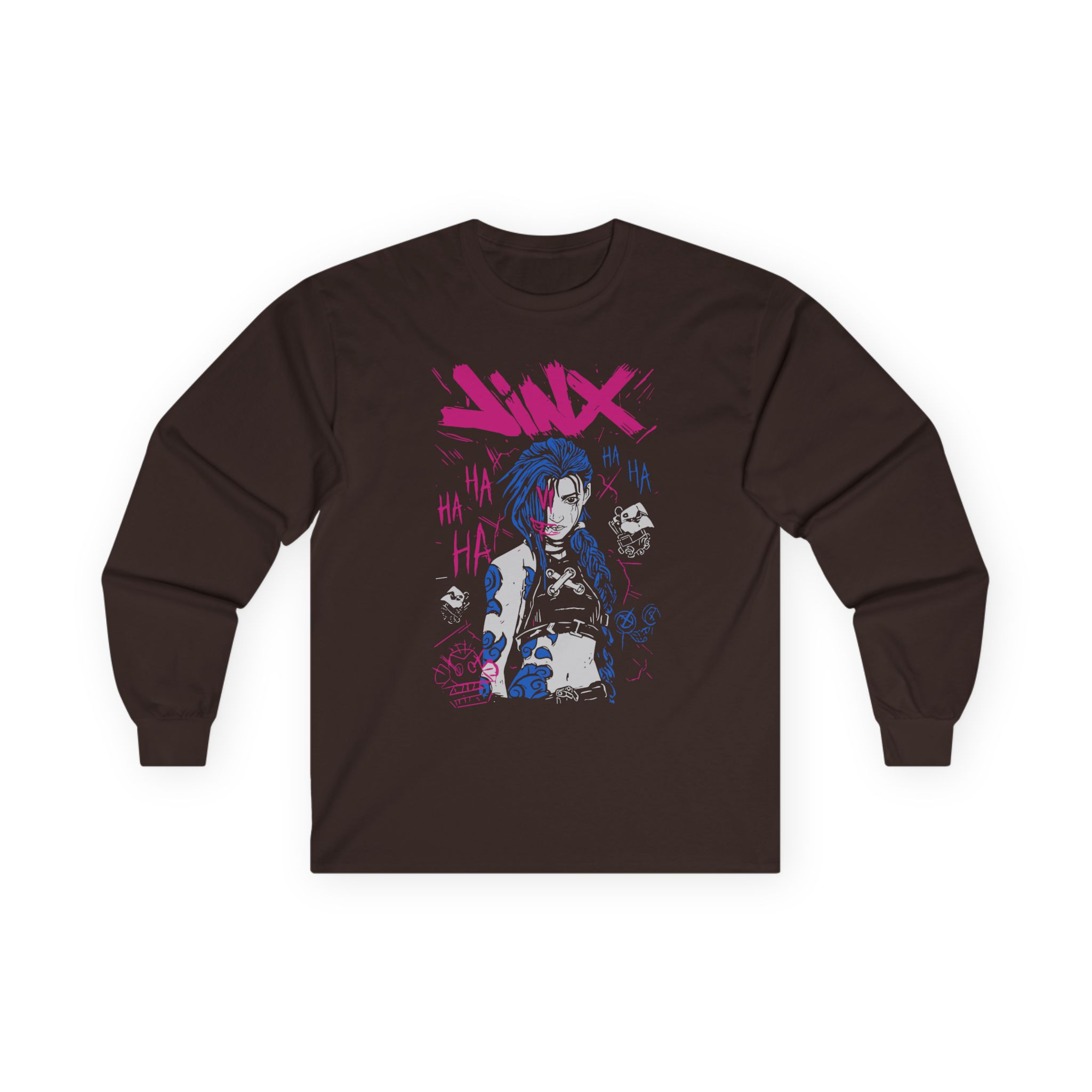 Jinx Arcane Art Unisex Ultra Cotton Long Sleeve Tee