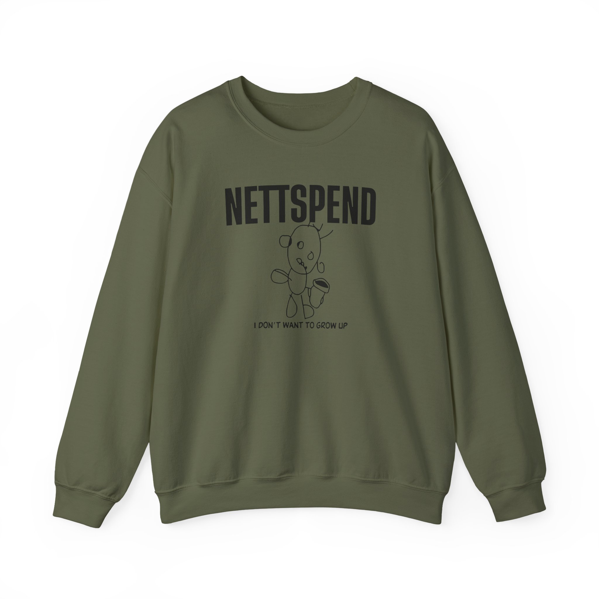 Nettspend I Dont Want to Grow Up Unisex Heavy Blendâ„¢ Crewneck Sweatshirt