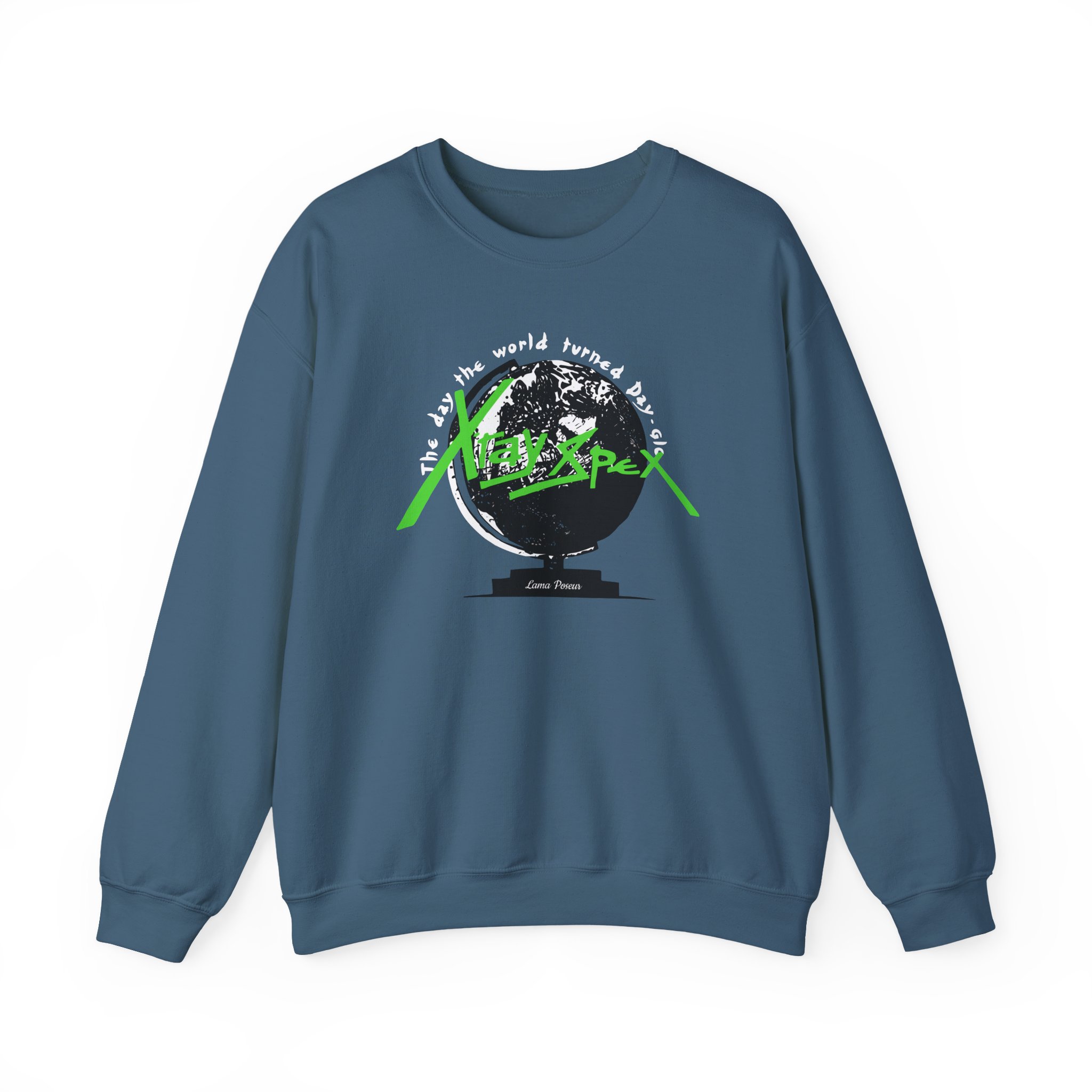 X-ray Spex Day-Glo Globe Unisex Heavy Blendâ„¢ Crewneck Sweatshirt