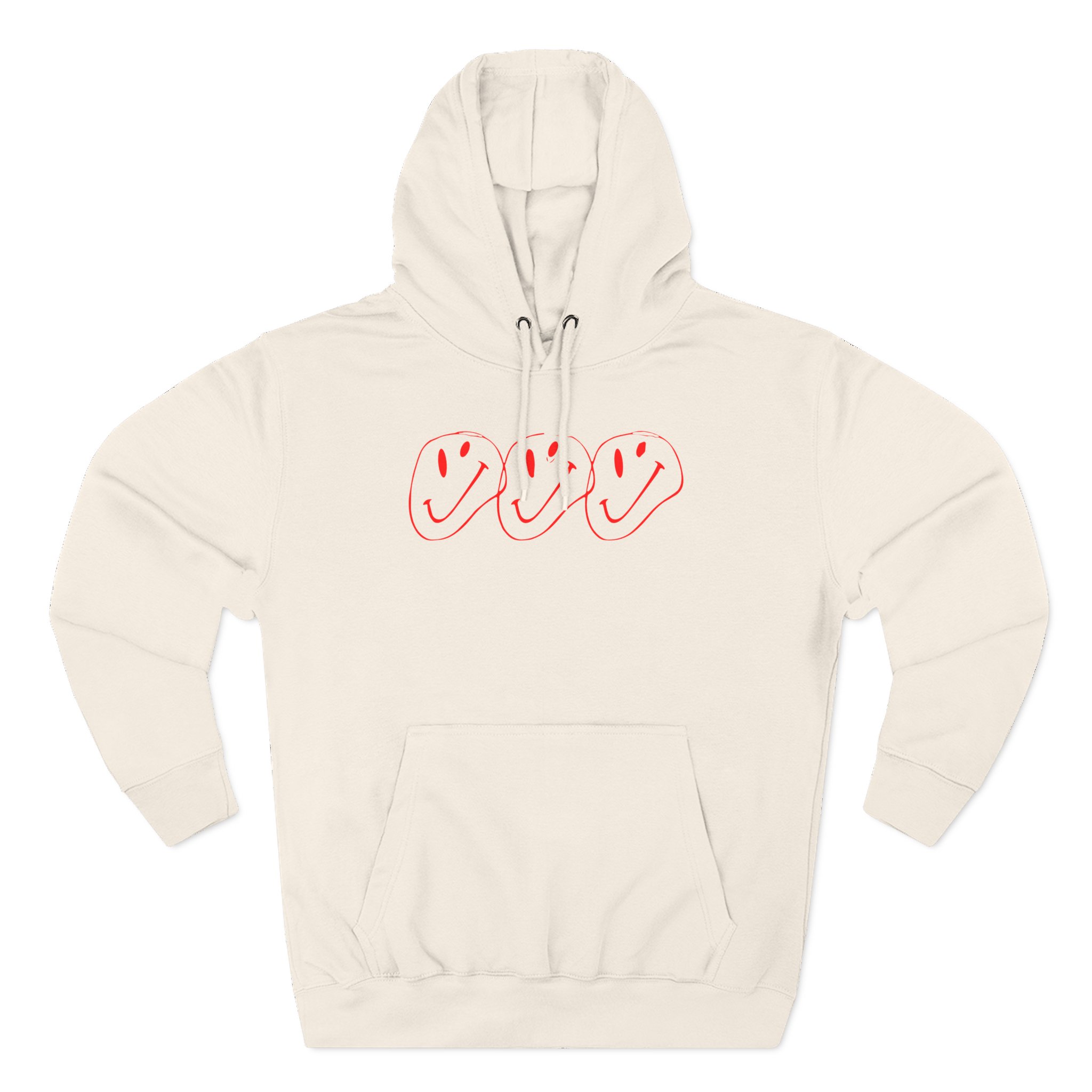 Aitch Smiley Three-Panel Fleece Hoodie