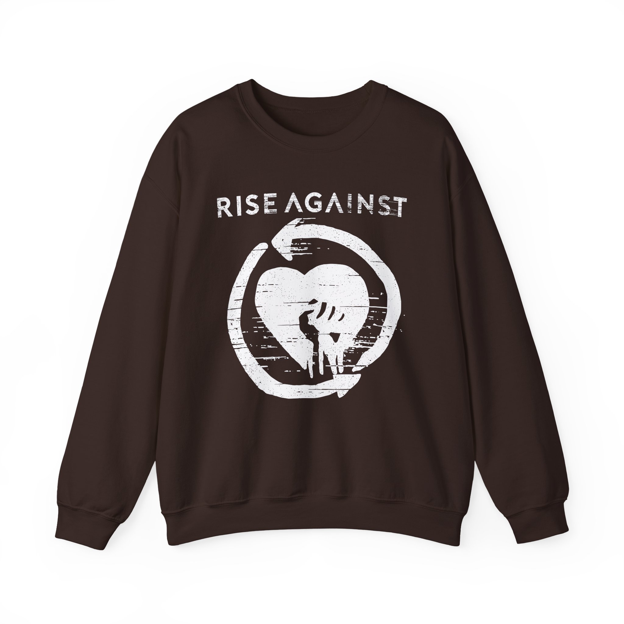 Rise Against Heartfist Babygrow Unisex Heavy Blendâ„¢ Crewneck Sweatshirt