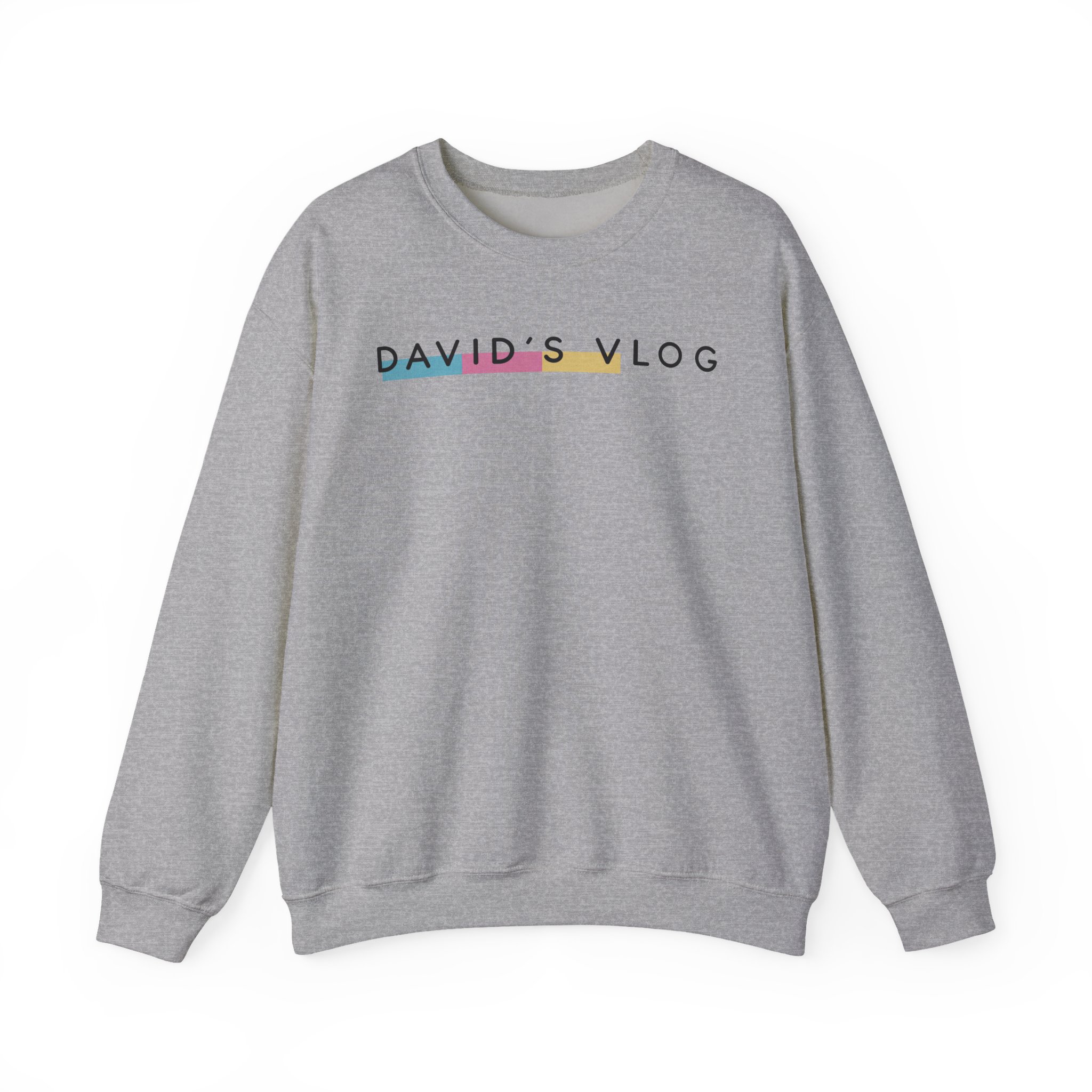 David Dobrik David's Vlog Unisex Heavy Blendâ„¢ Crewneck Sweatshirt