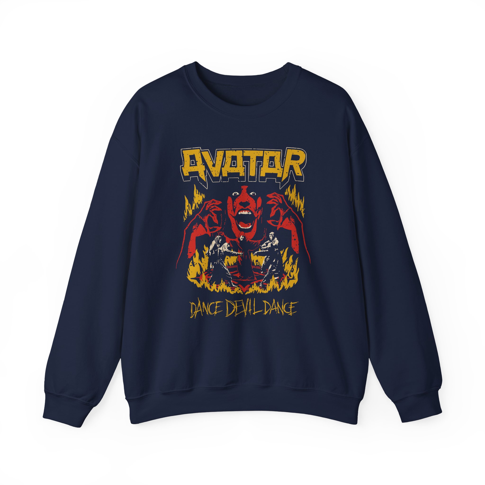 Avatar Band Vintage Dance Devil Dance Unisex Heavy Blendâ„¢ Crewneck Sweatshirt