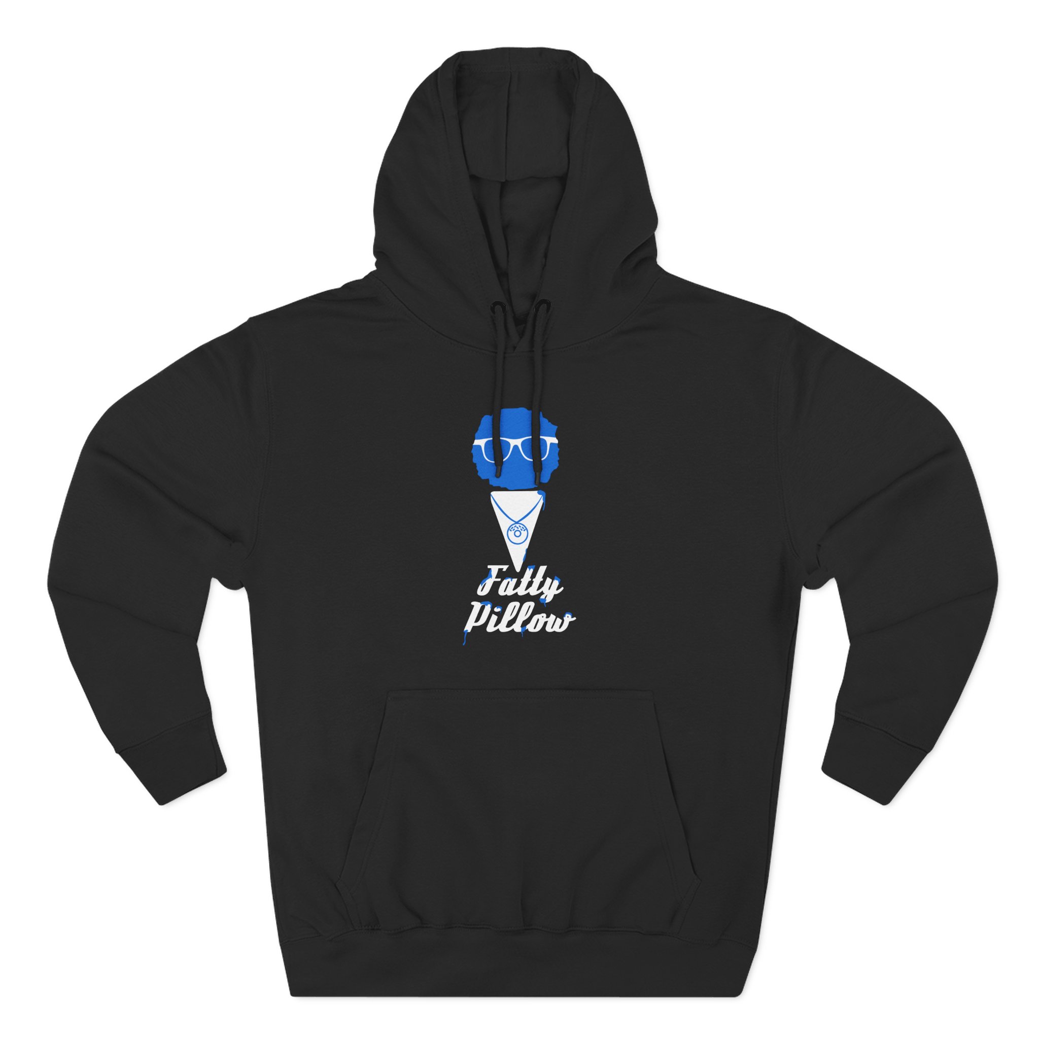 Fattypillow Three-Panel Fleece Hoodie