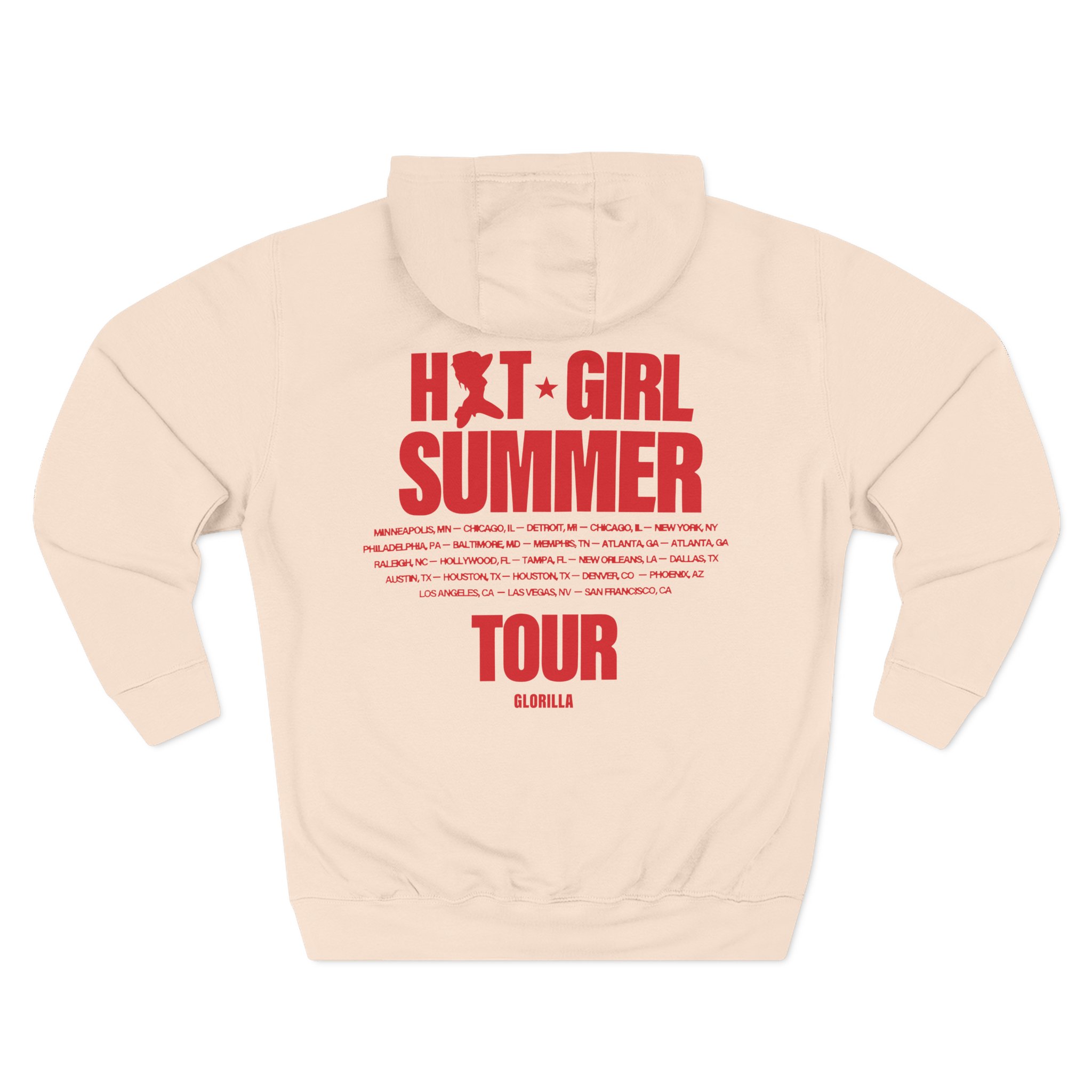 Glorilla Hot Girl Summer Tour Three-Panel Fleece Hoodie