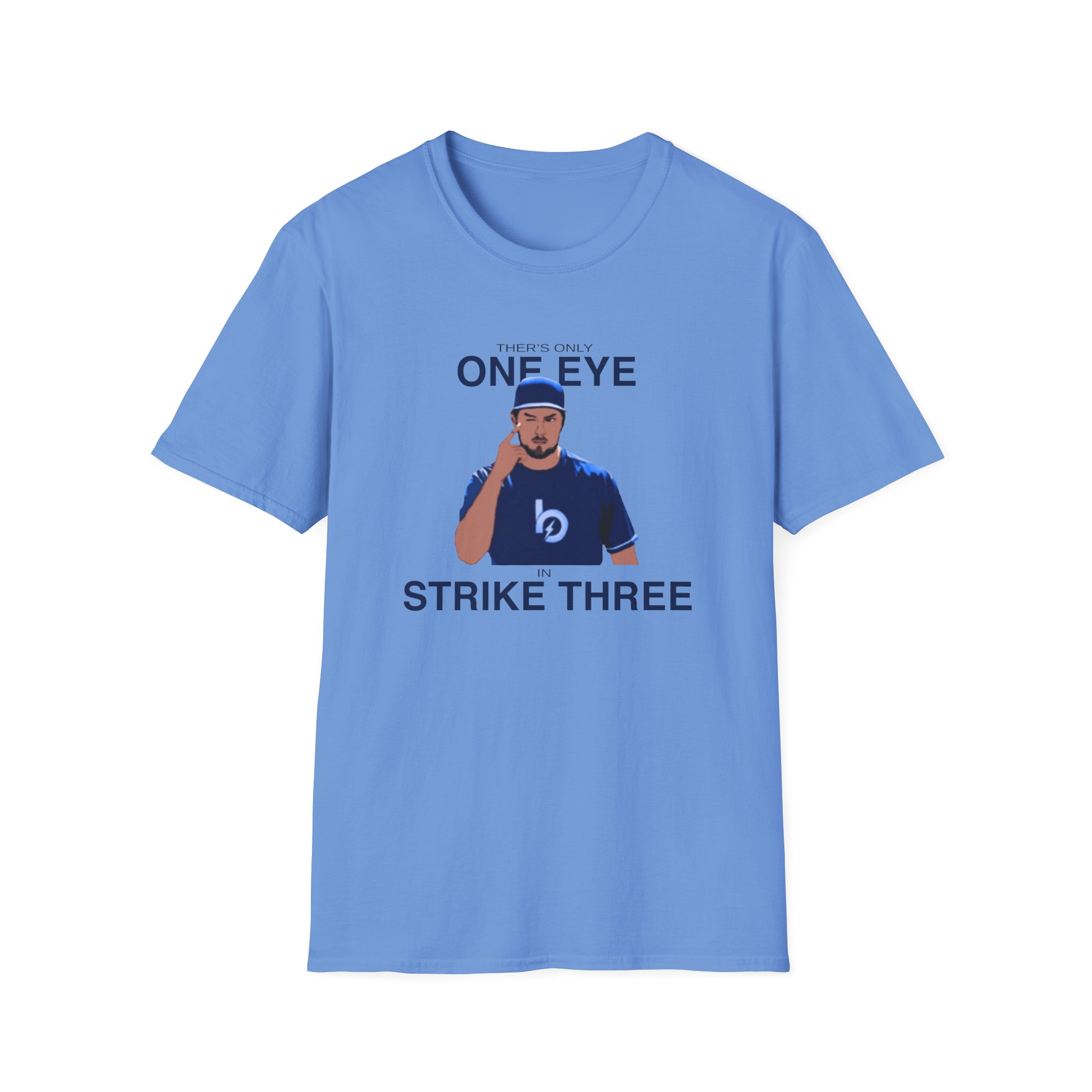 Trevor Bauer One Eye Strike Three Unisex Softstyle T-Shirt
