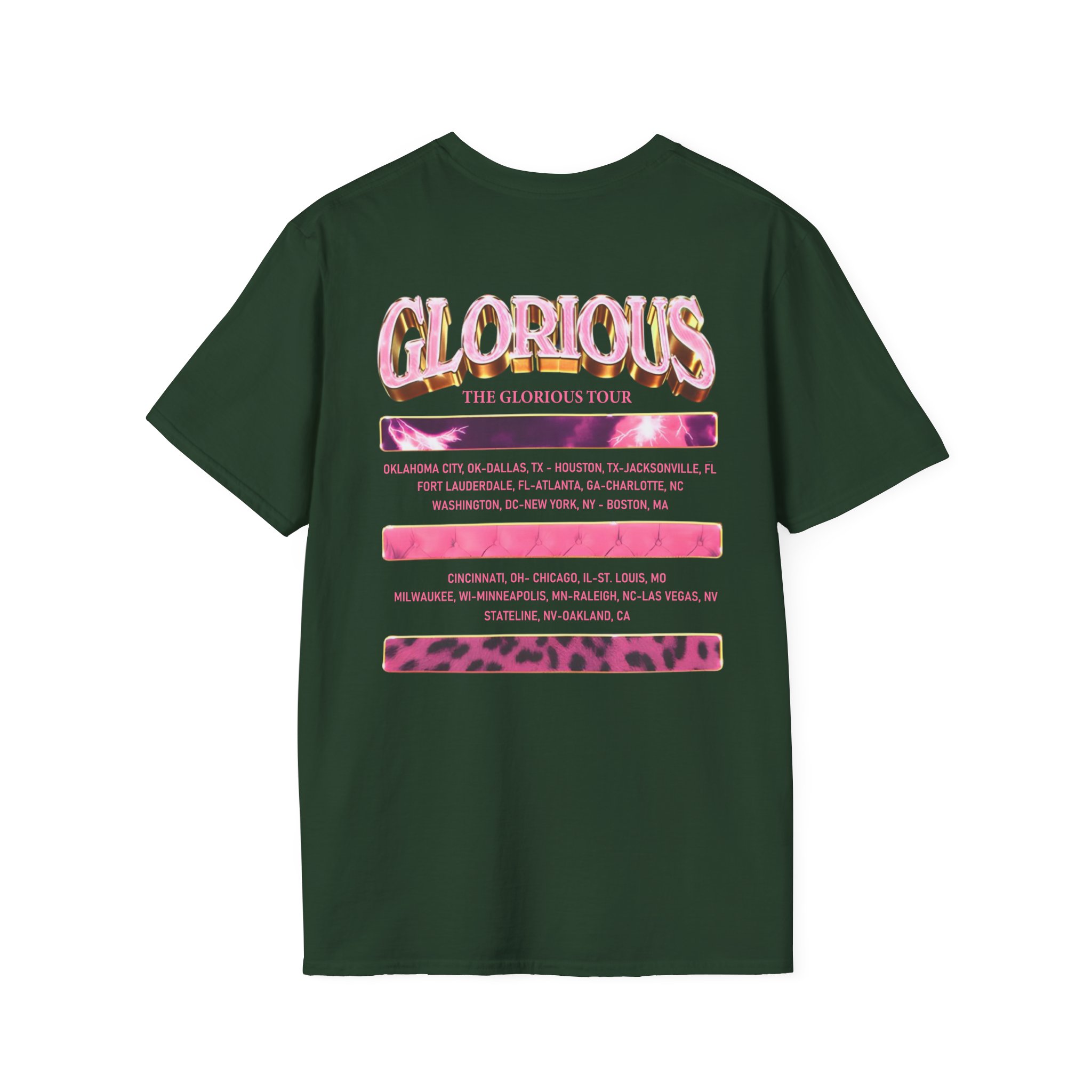 Glorilla Glorious Tour From Memphis Unisex Softstyle T-Shirt