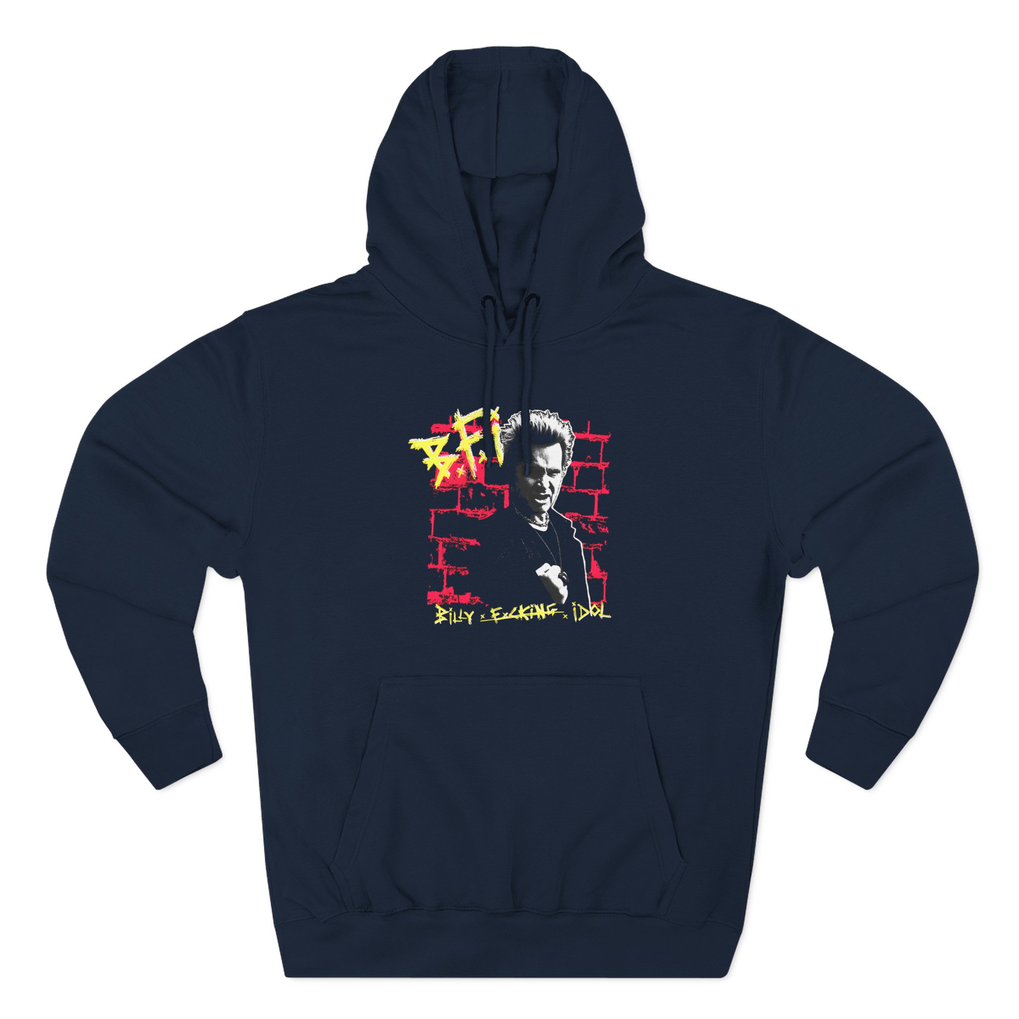 Billy Idol BFI Brick Three-Panel Fleece Hoodie