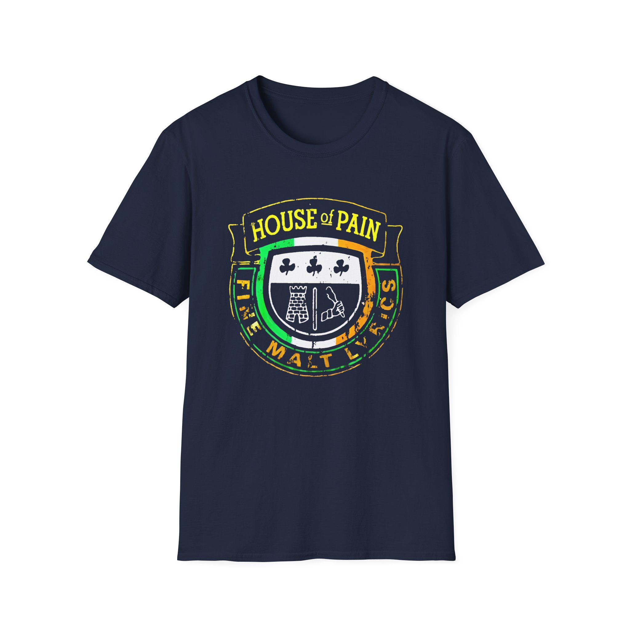 House of Pain Crest Distress Unisex Softstyle T-Shirt