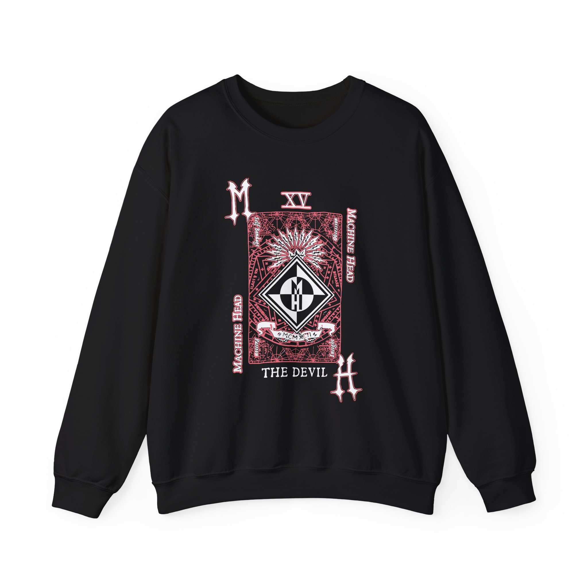 Machine Head the Devil Unisex Heavy Blendâ„¢ Crewneck Sweatshirt