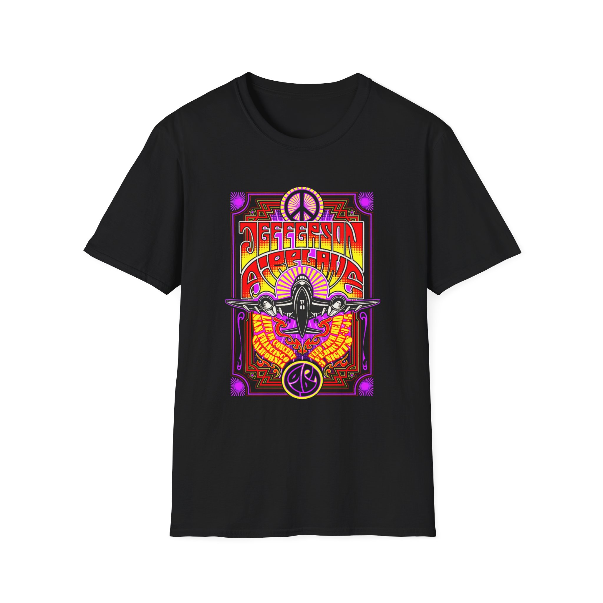 Jefferson Airplane Unisex Softstyle T-Shirt