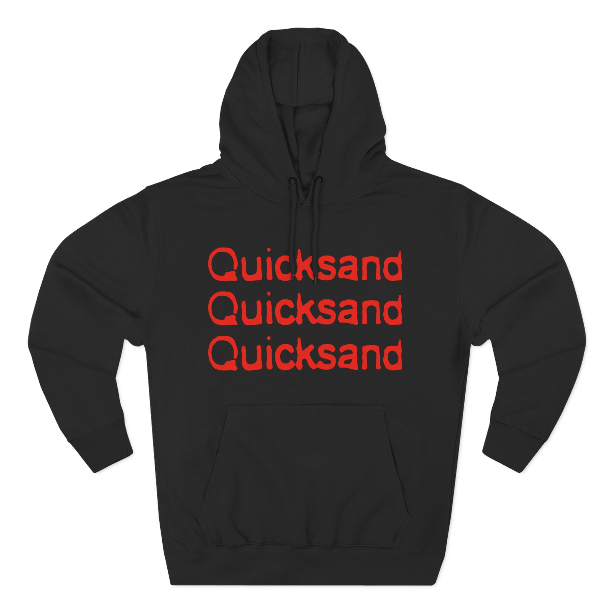 Quicksand Logo Three-Panel Fleece Hoodie