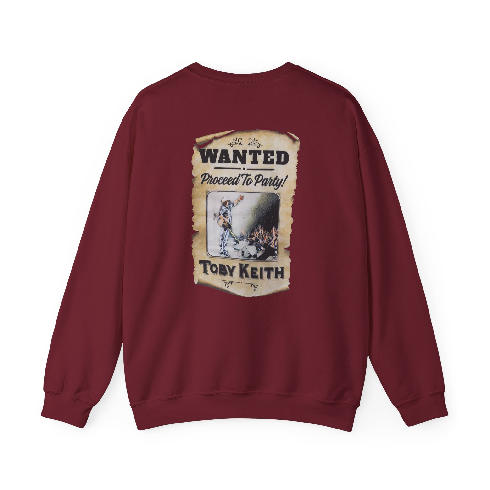 Toby Keith Proceed to Party Unisex Heavy Blendâ„¢ Crewneck Sweatshirt