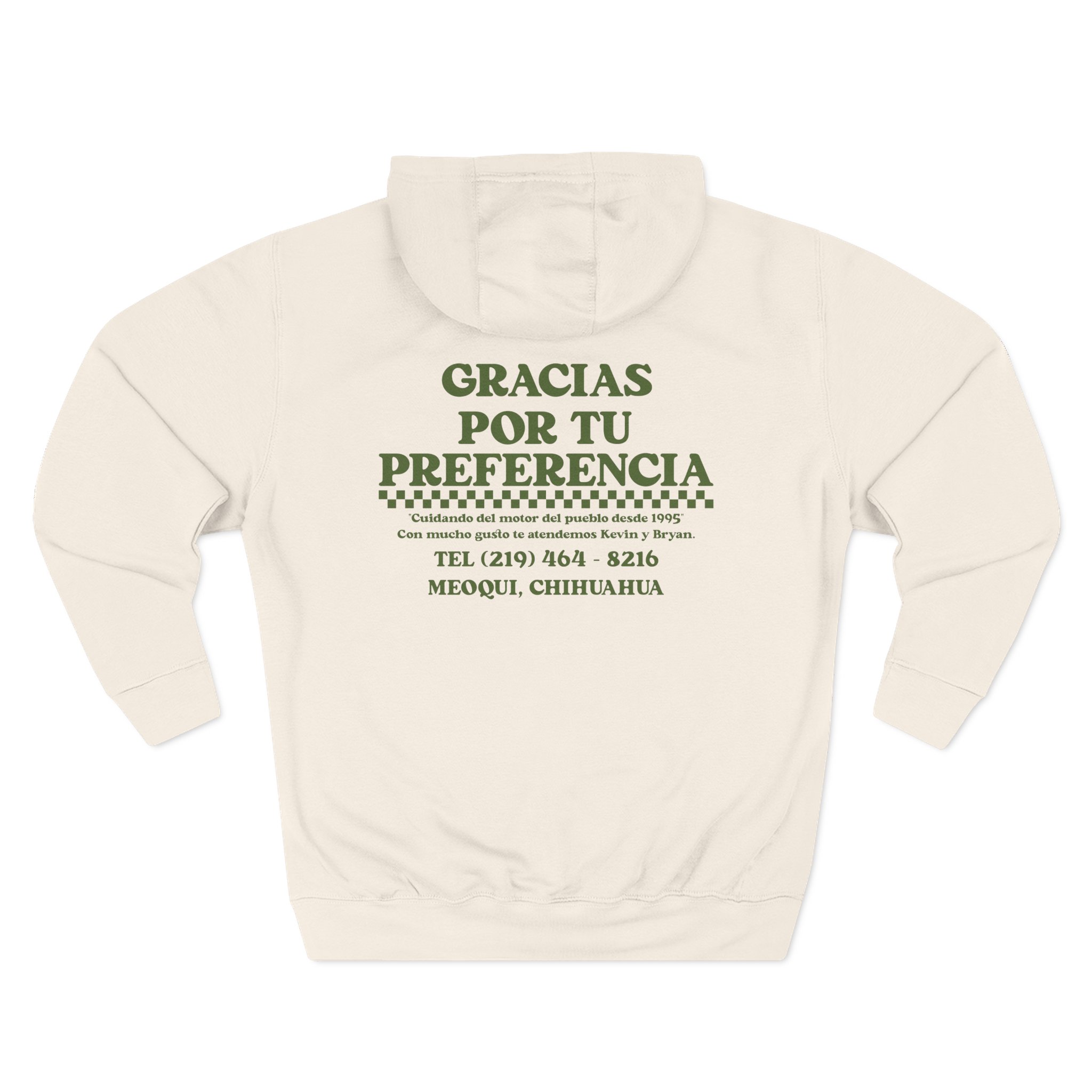 Kevin Kaarl playera taller Three-Panel Fleece Hoodie