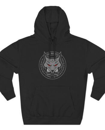 Bad Wolves Wolf Emblem Three-Panel Fleece Hoodie