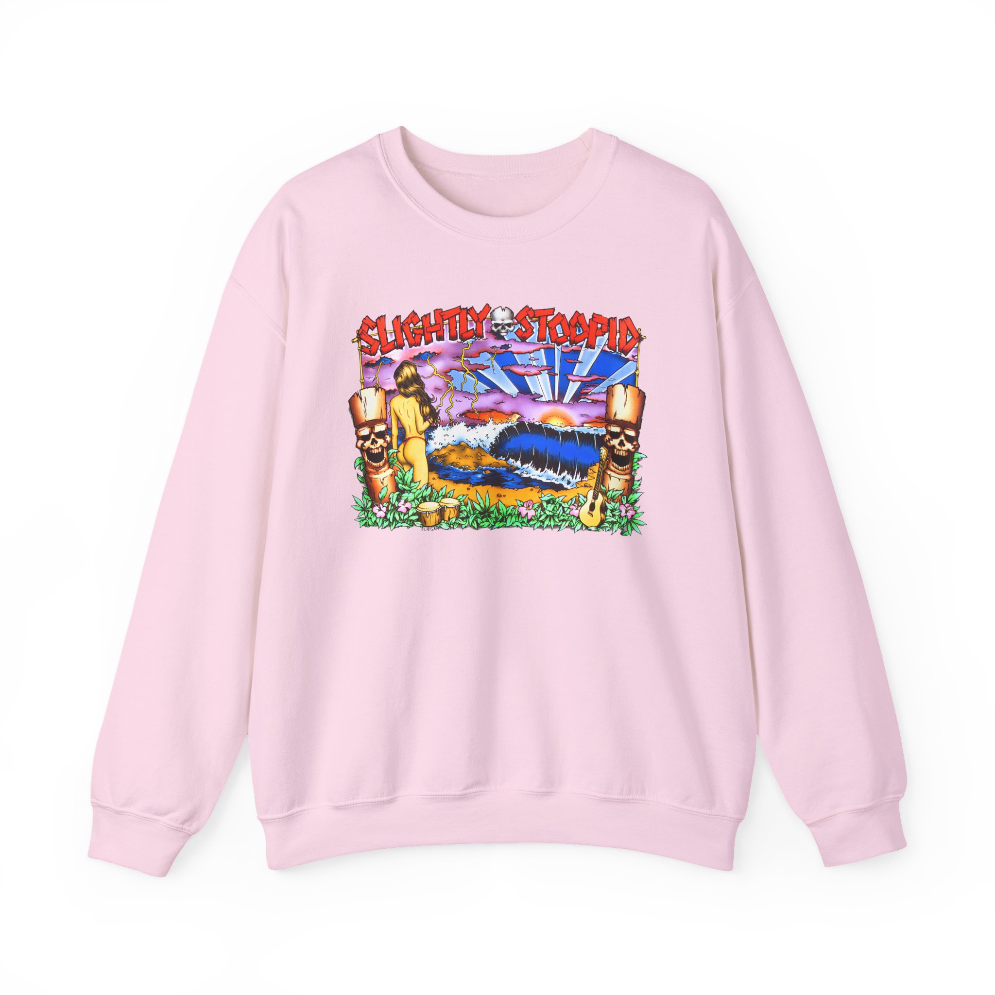 Slightly Stoopid Tiki Unisex Heavy Blendâ„¢ Crewneck Sweatshirt