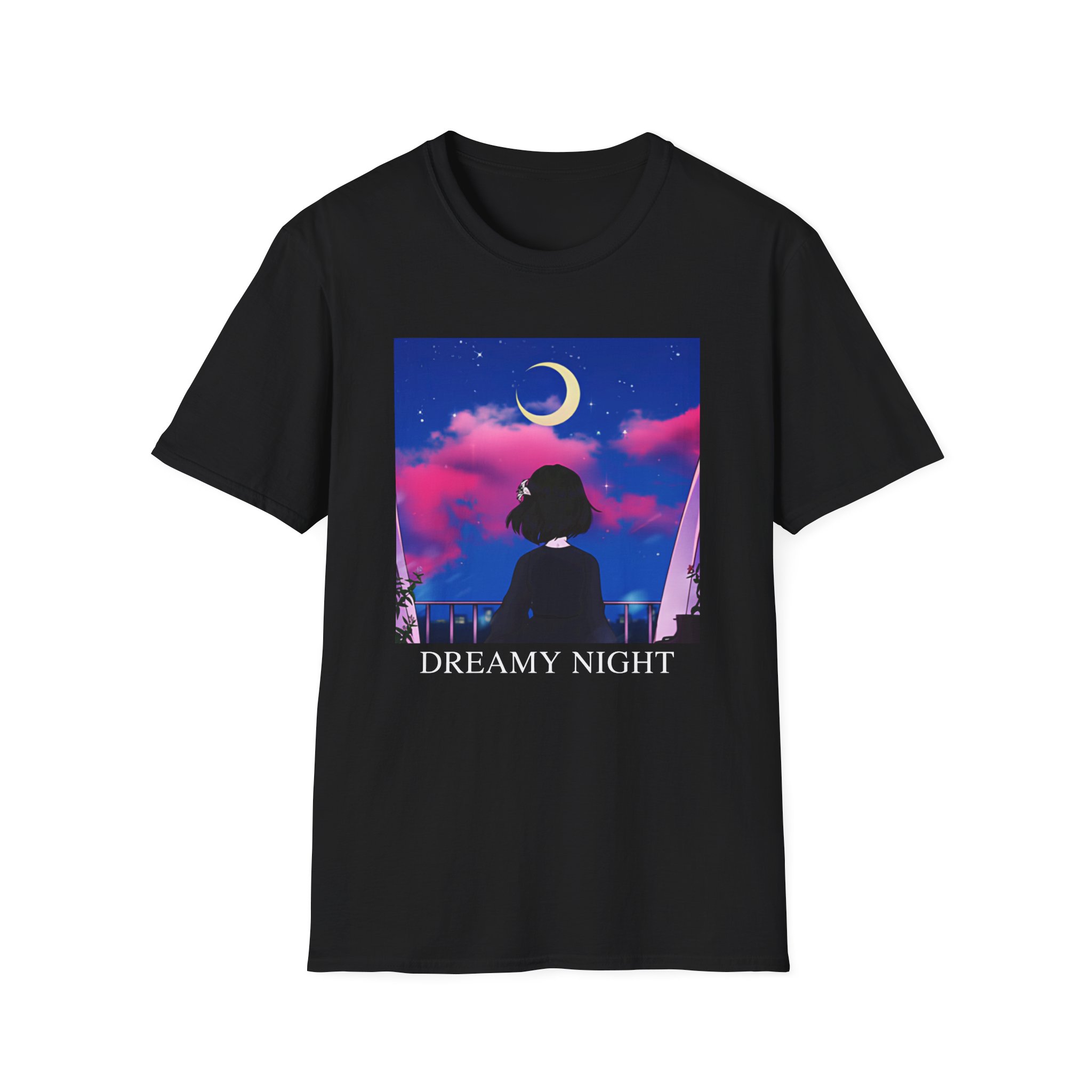 Lilypichu Dreamy Night Unisex Softstyle T-Shirt