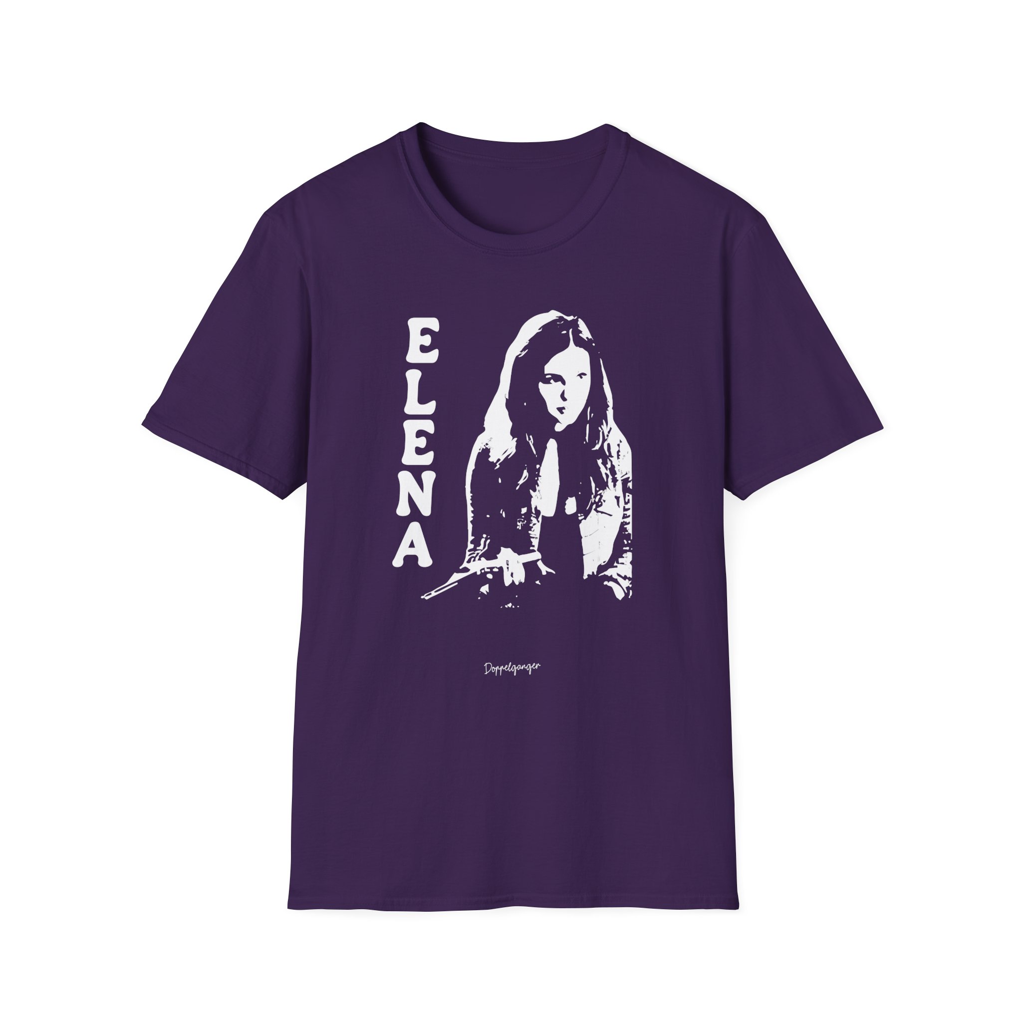 Nina Dobrev Reversible Doppelganger Unisex Softstyle T-Shirt
