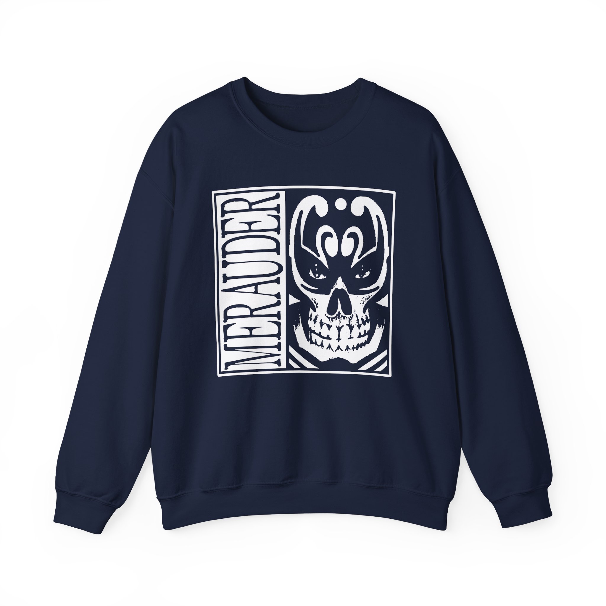 Merauder Skull Unisex Heavy Blendâ„¢ Crewneck Sweatshirt