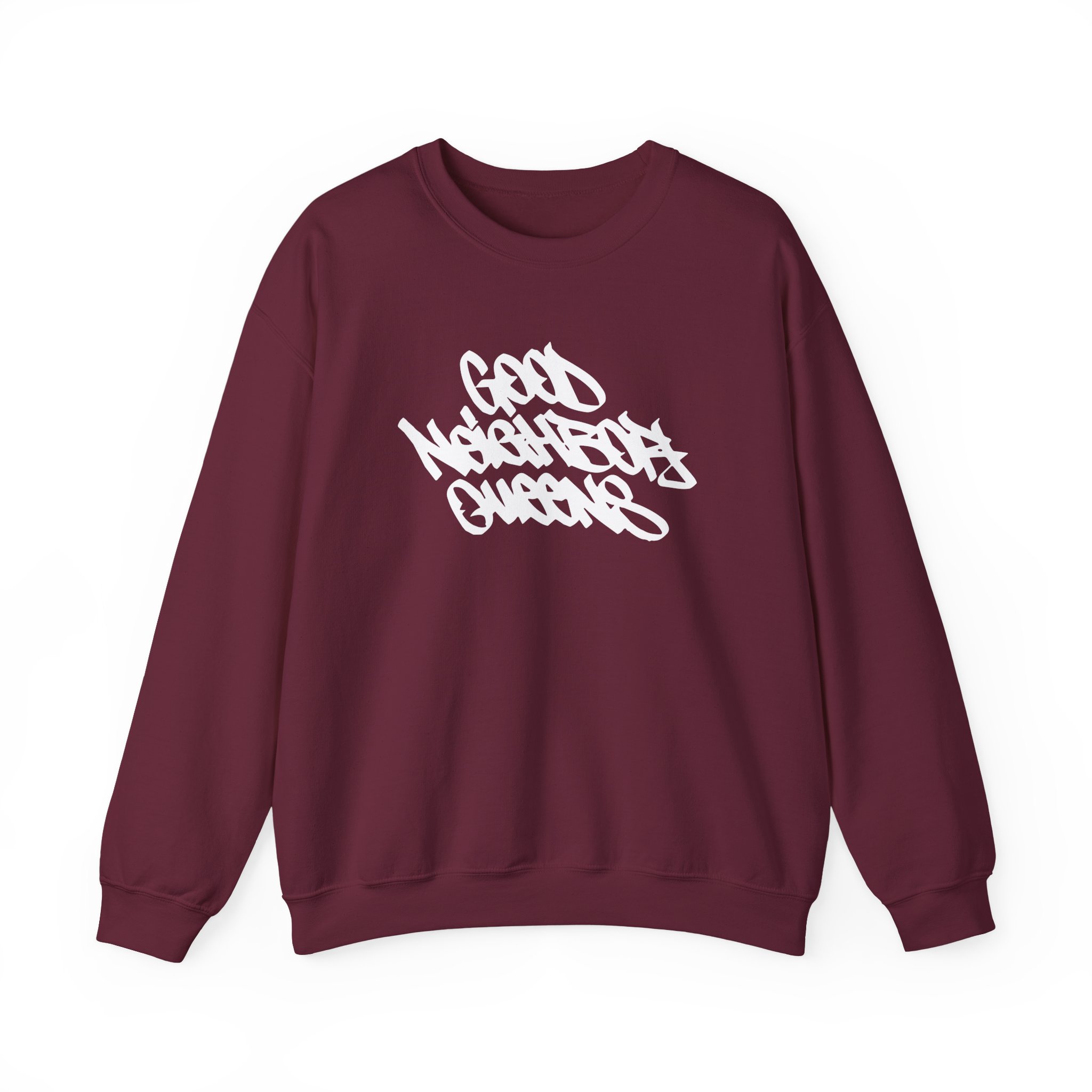 Good Neighbours Queens 3m Reflective Unisex Heavy Blendâ„¢ Crewneck Sweatshirt