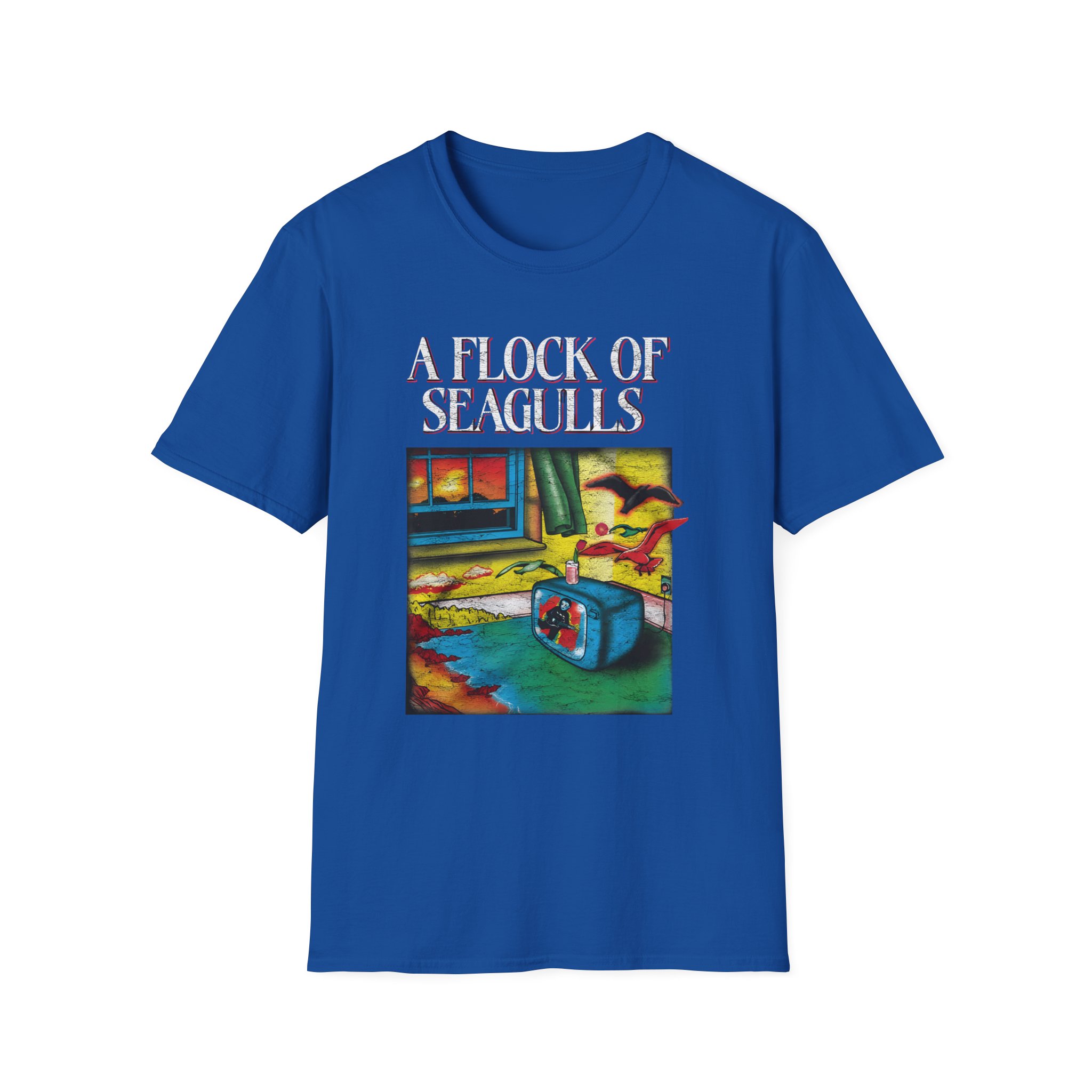 A Flock of Seagulls I Ran Tour Unisex Softstyle T-Shirt