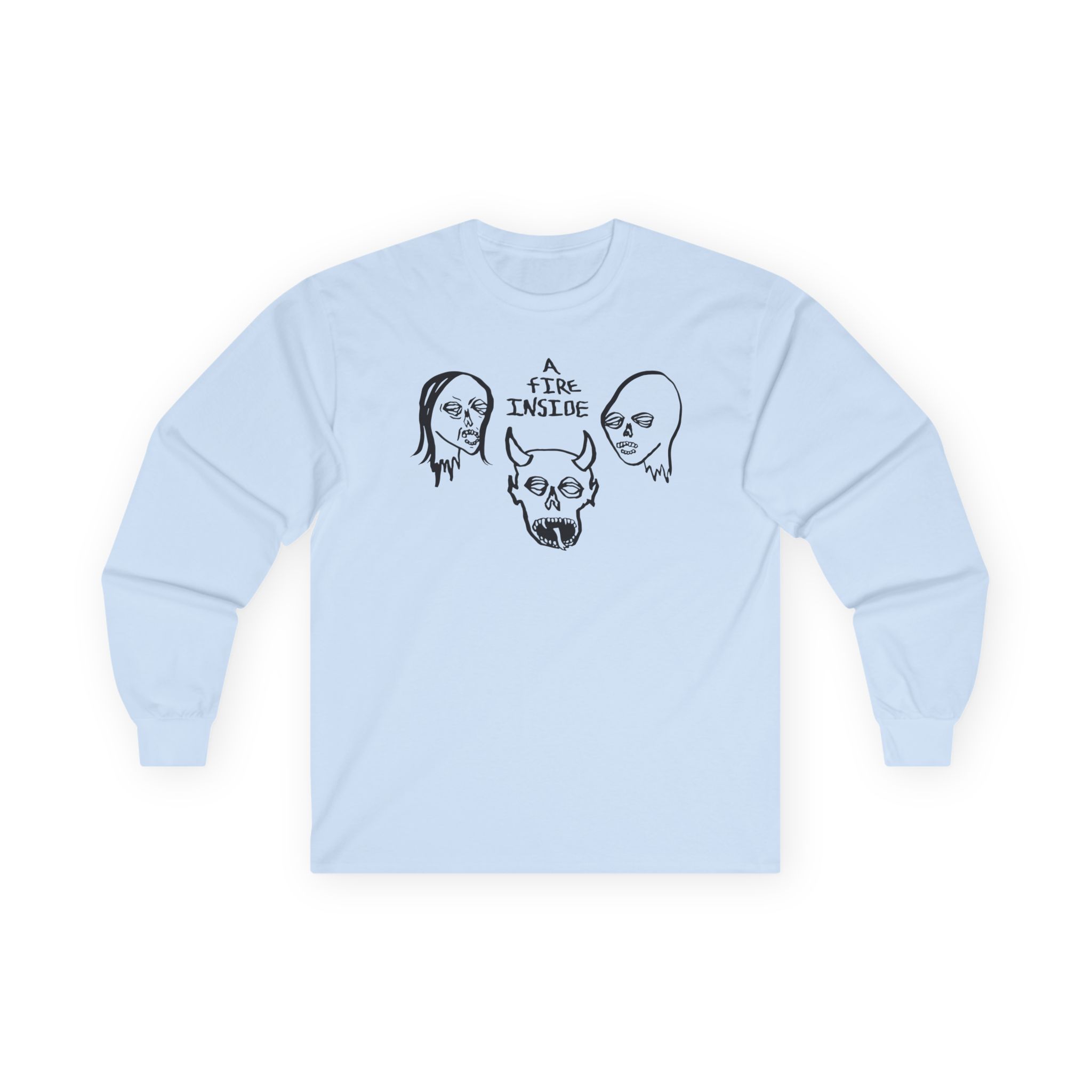 Afi Faces Unisex Ultra Cotton Long Sleeve Tee