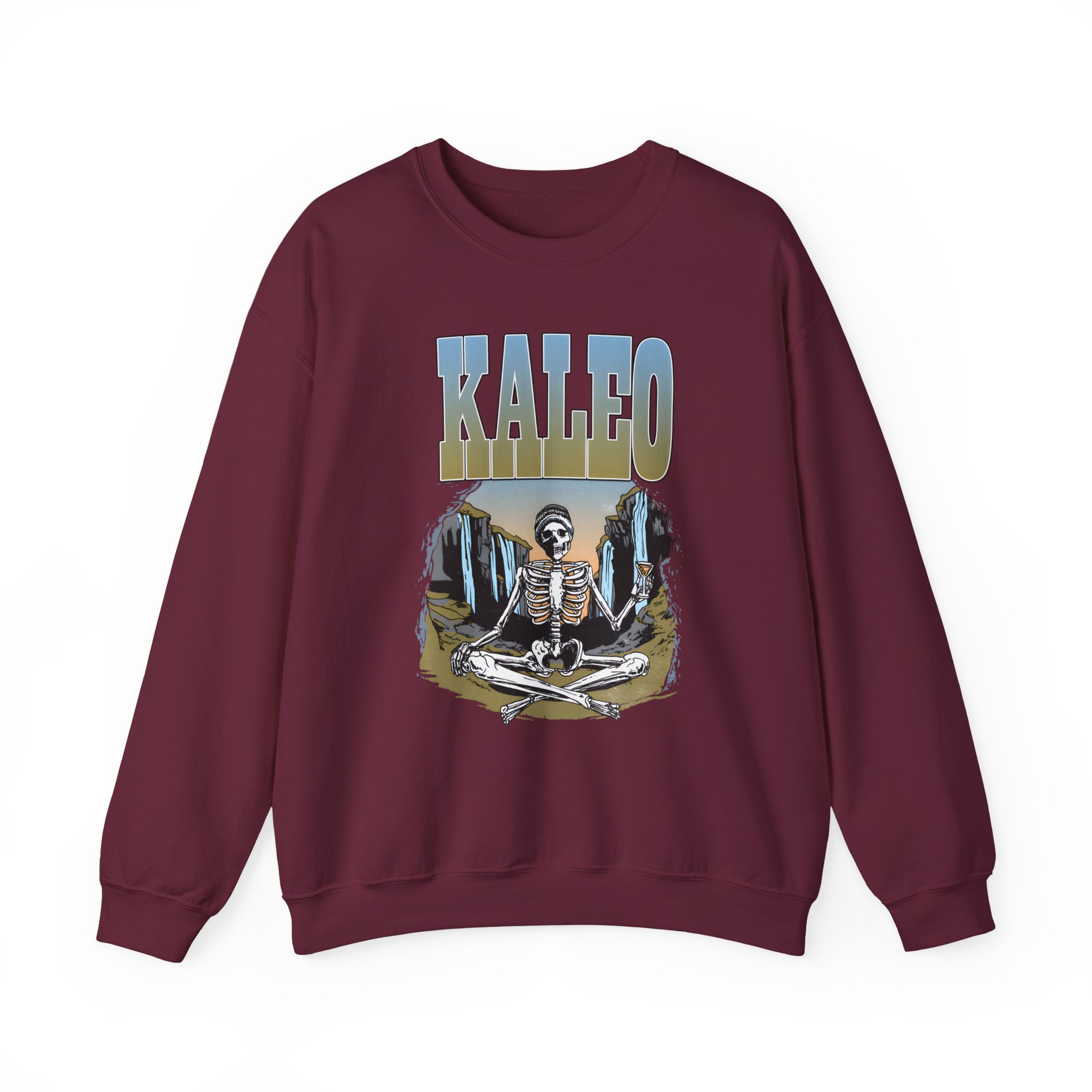 Kaleo Meditating Skeleton Unisex Heavy Blendâ„¢ Crewneck Sweatshirt