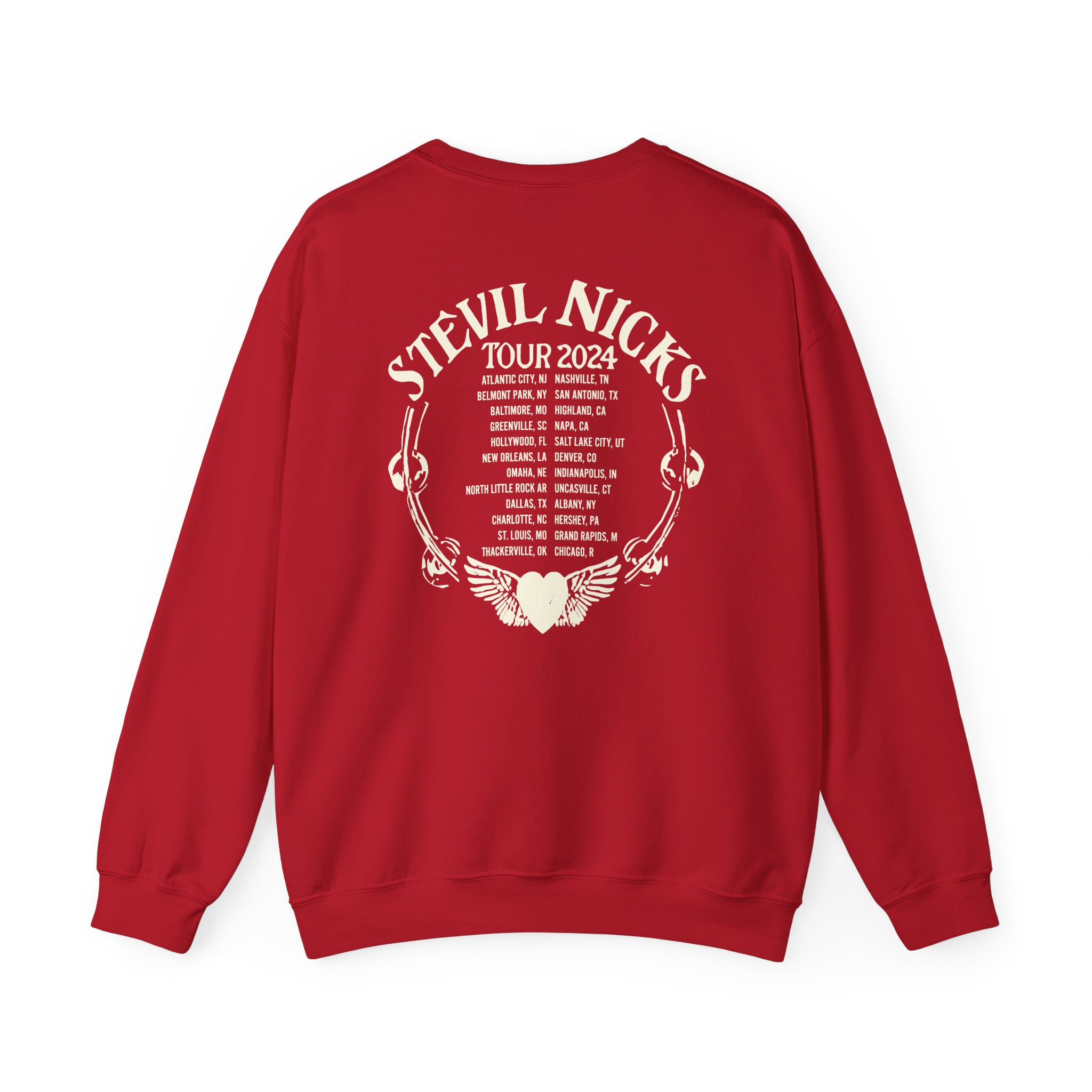 Stevie Nicks Tour Unisex Heavy Blendâ„¢ Crewneck Sweatshirt