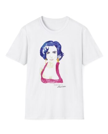 Marina Elizabeth Taylor Illustration Unisex Softstyle T-Shirt
