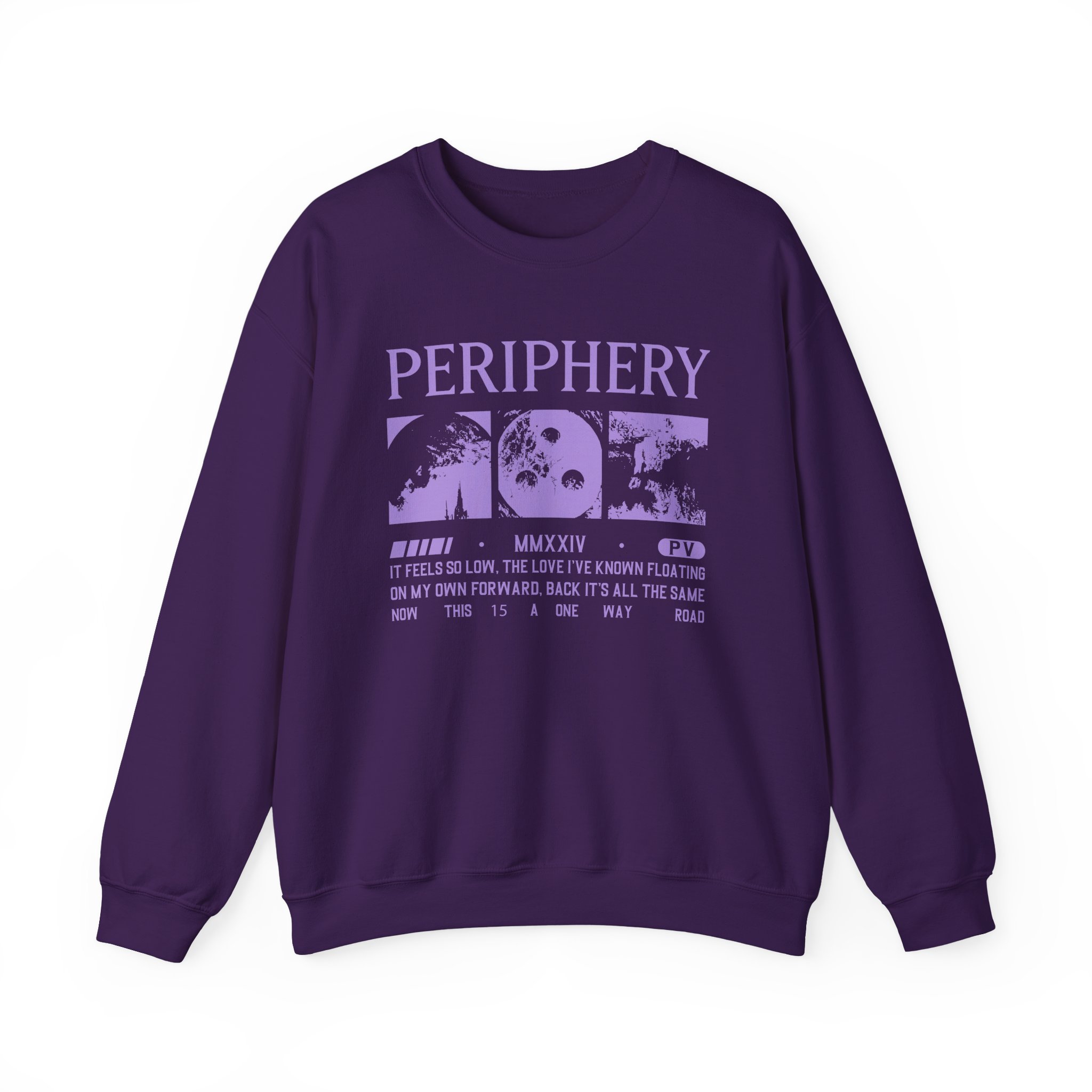 Periphery Album Collage Long Unisex Heavy Blendâ„¢ Crewneck Sweatshirt