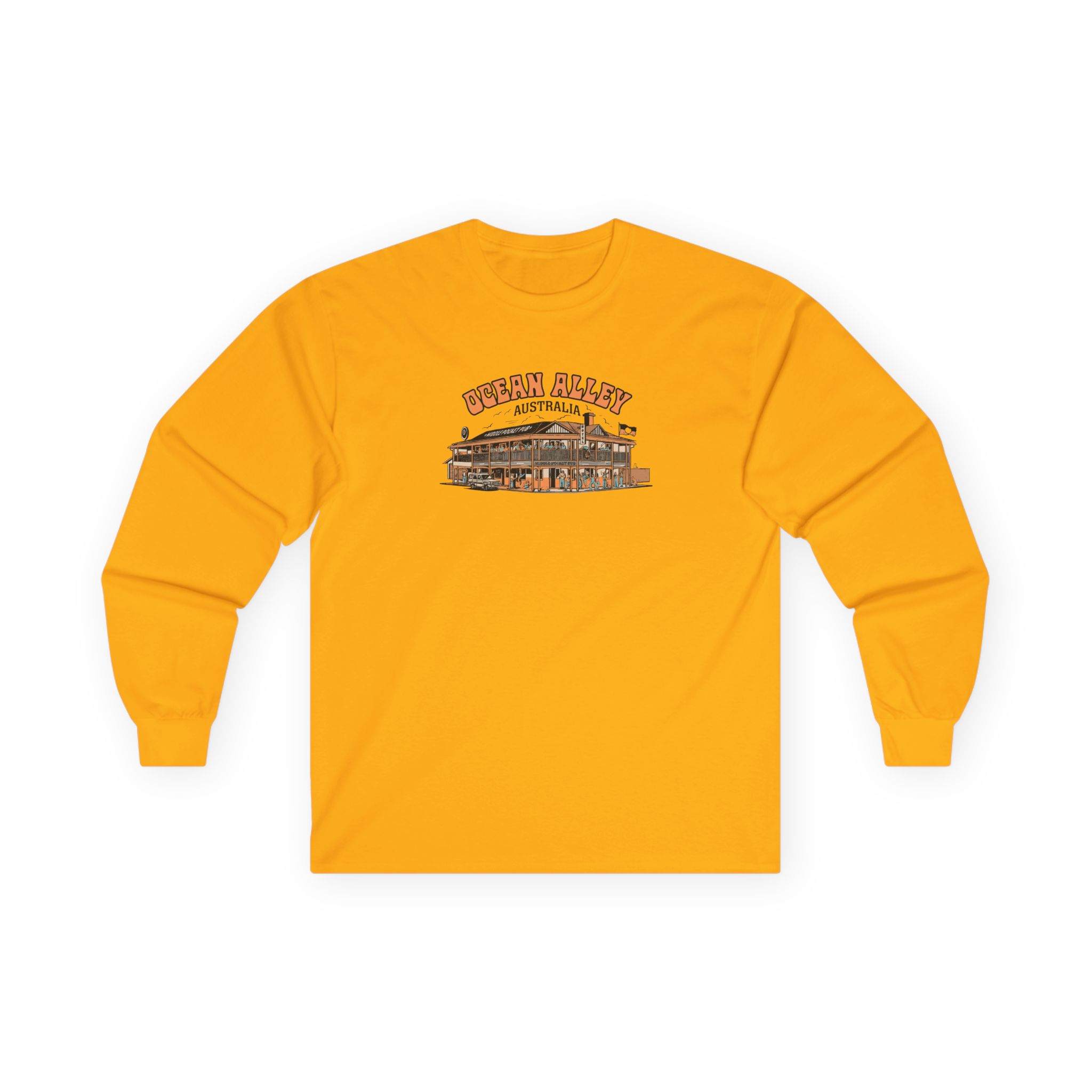 Ocean Alley Pub Unisex Ultra Cotton Long Sleeve Tee
