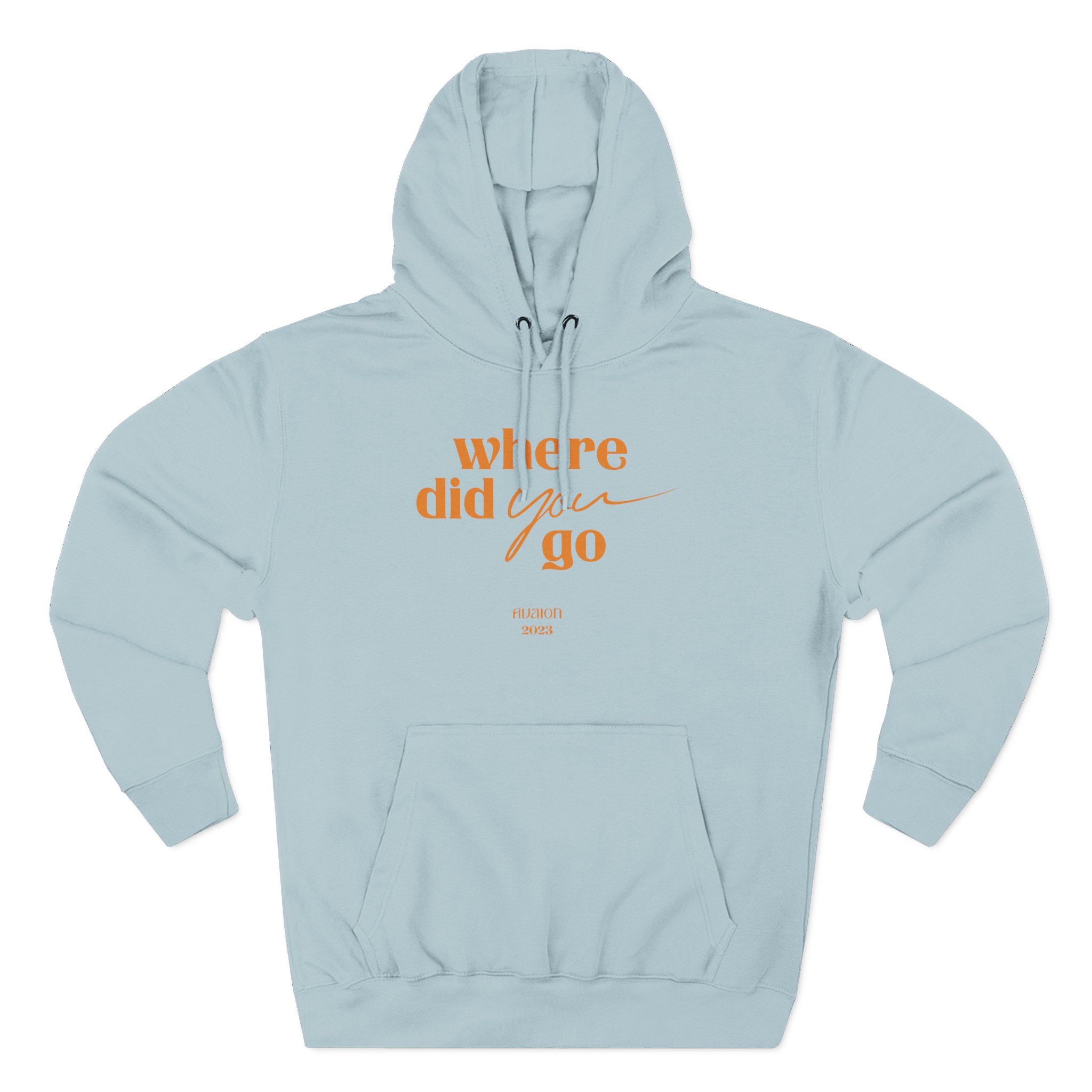 Avaion Where Did You Go Three-Panel Fleece Hoodie