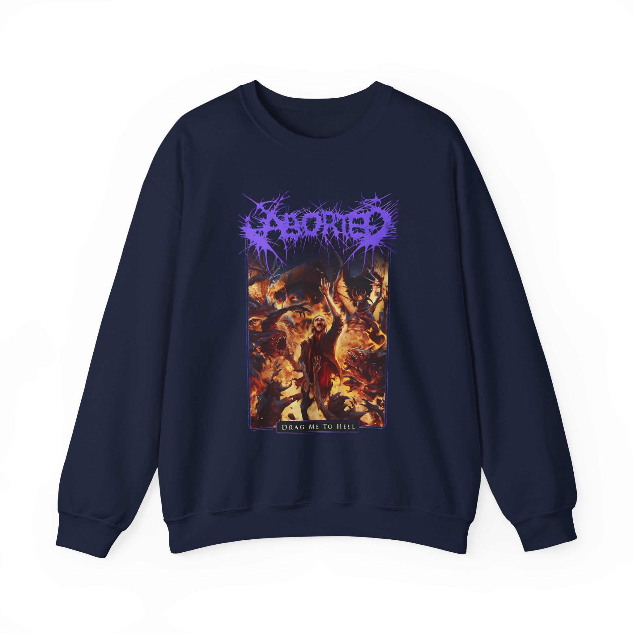 Aborted Drag Me to Hell Unisex Heavy Blendâ„¢ Crewneck Sweatshirt