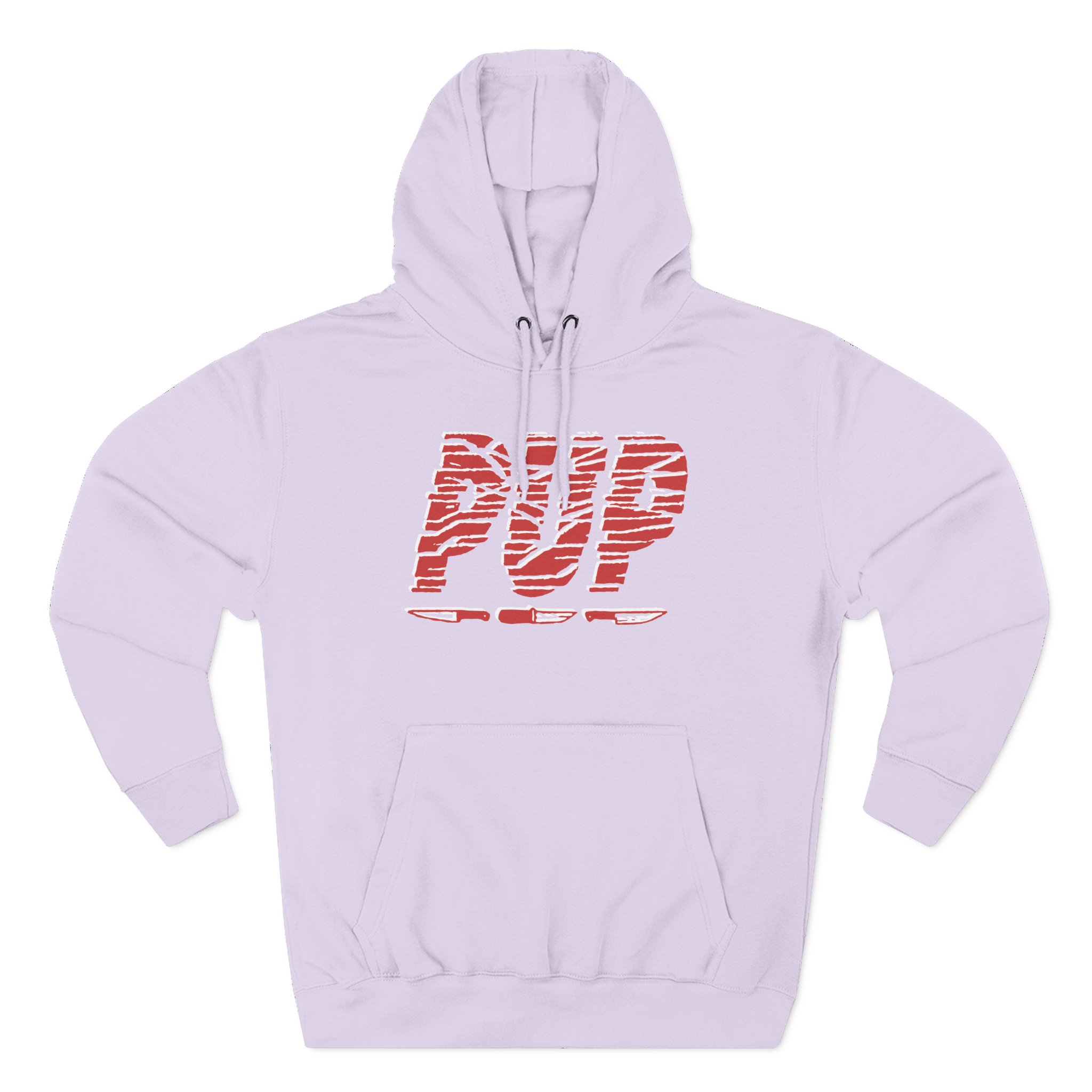 Pup Logo Three-Panel Fleece Hoodie
