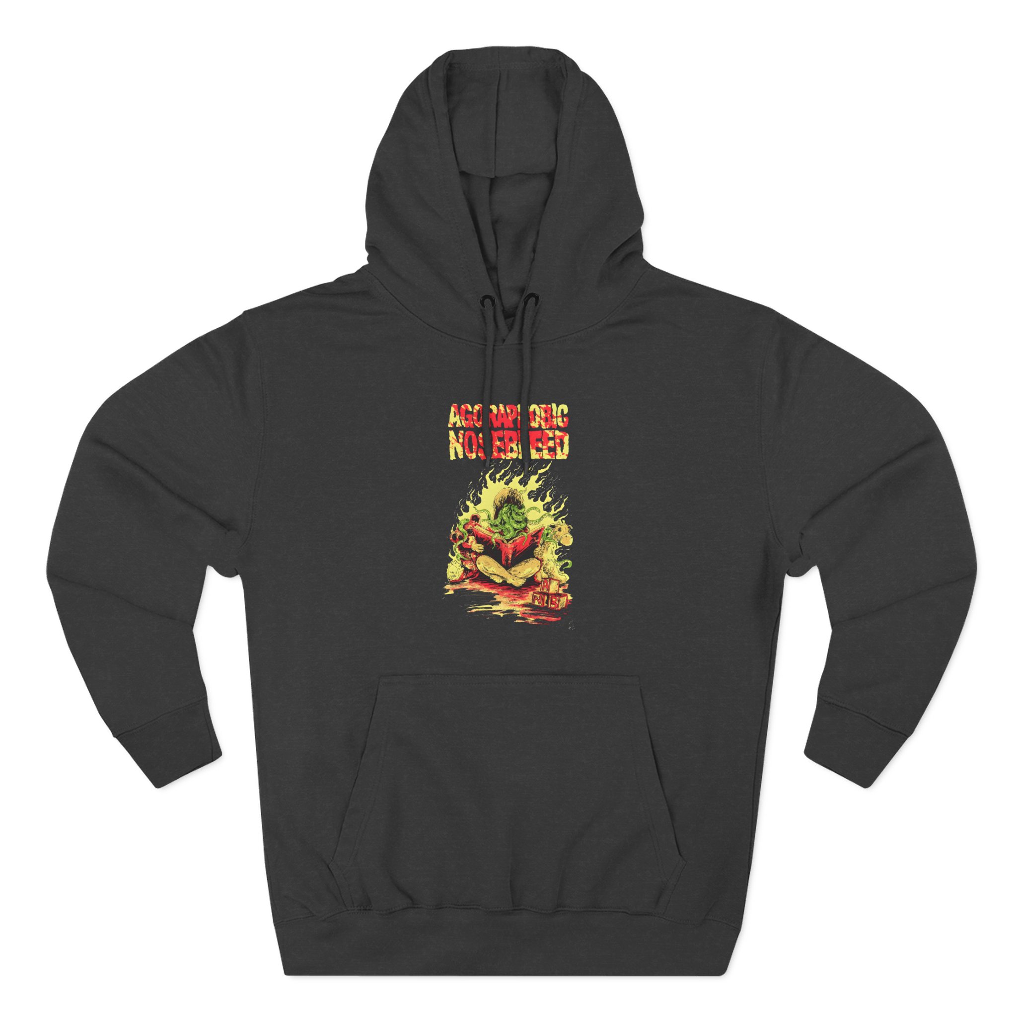 Agoraphobic Nosebleed Octo Book Three-Panel Fleece Hoodie