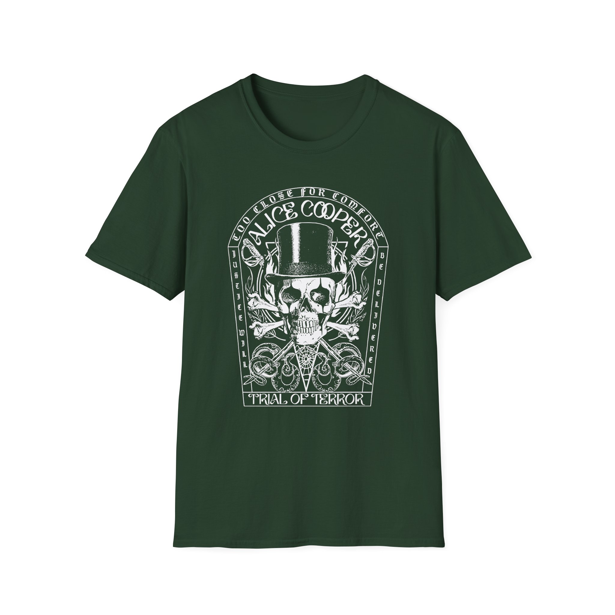 Alice Cooper Trial of Terror Unisex Softstyle T-Shirt