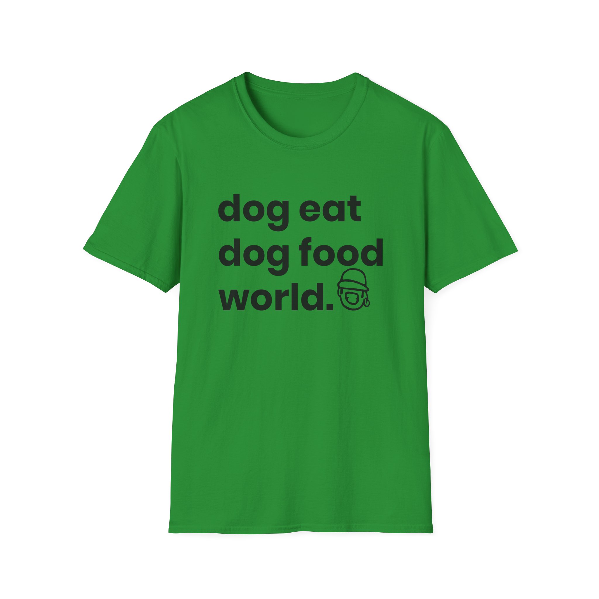 Niko B Dog Eat Dog Food World Unisex Softstyle T-shirt